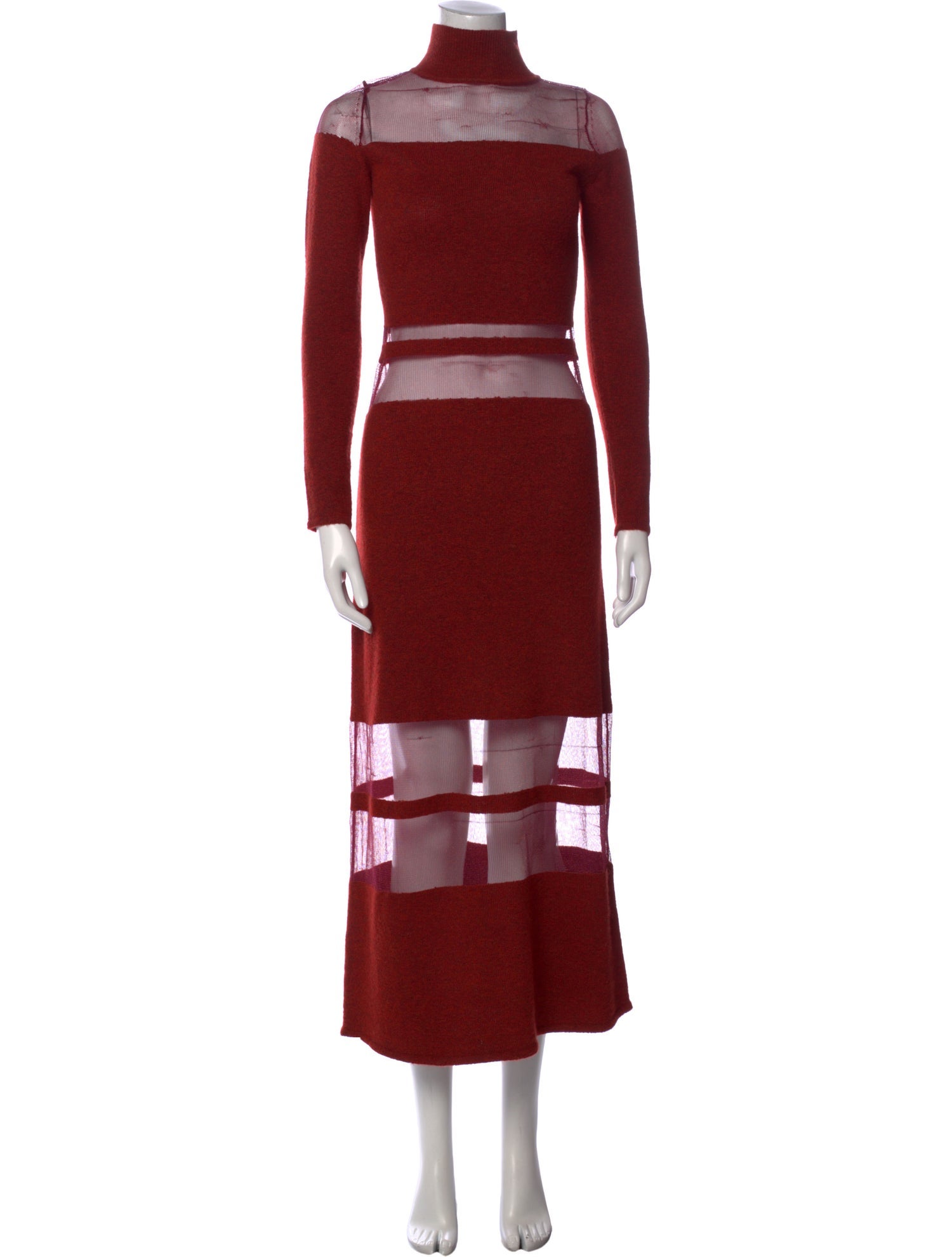 Cult Gaia Mock Neck Long Dress