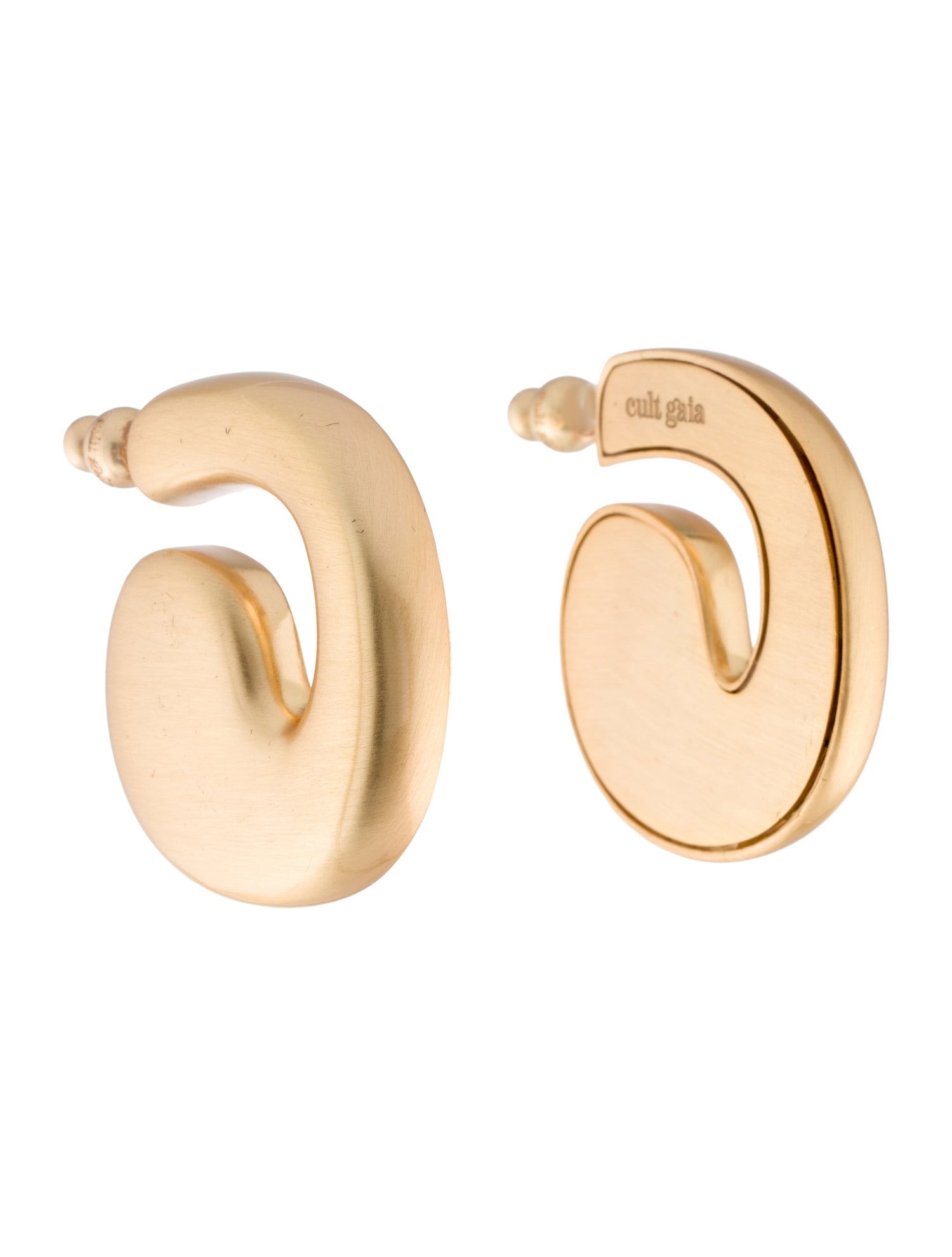 Cult Gaia Karina Sculptural Hoop Earrings