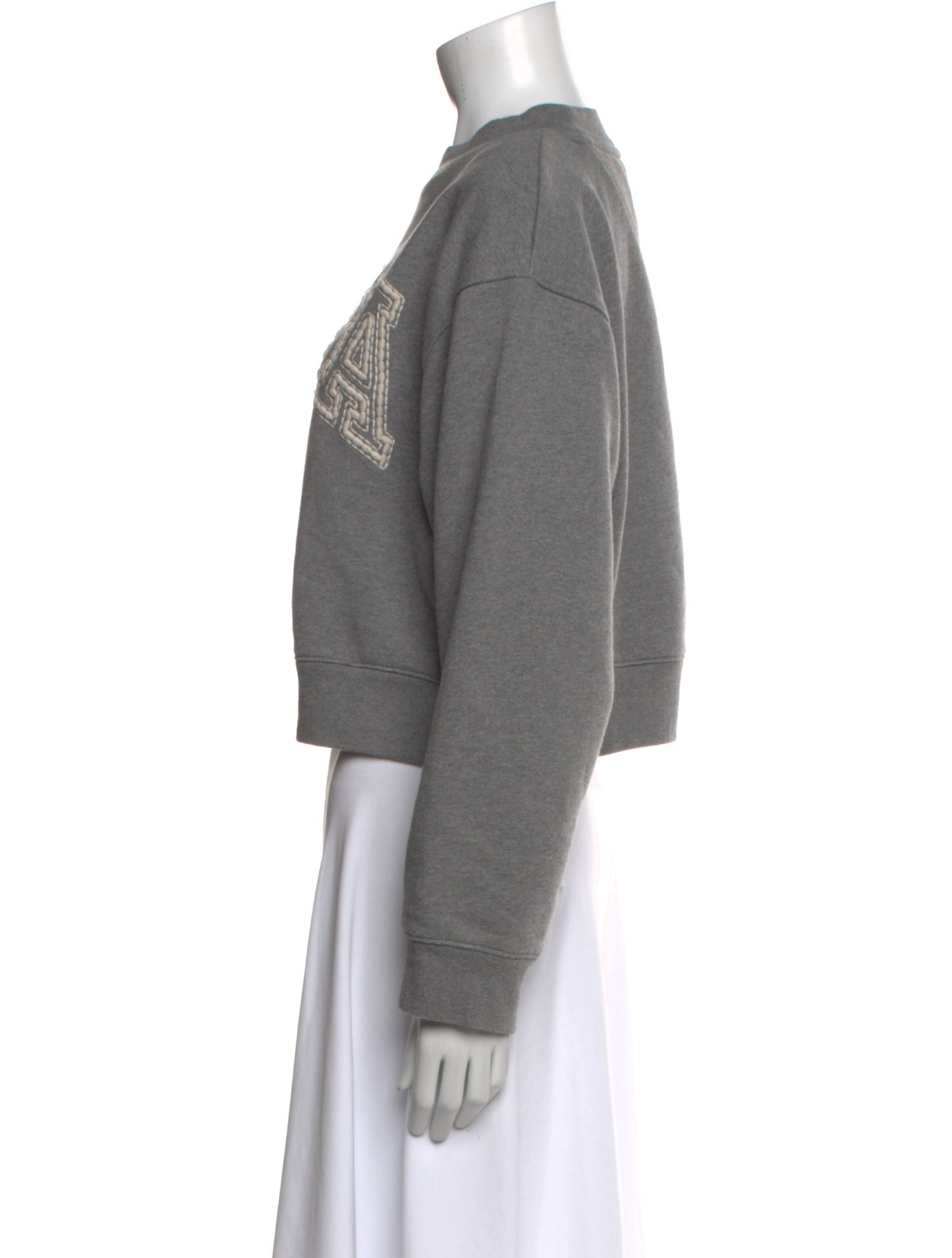 Cult Gaia Graphic Print Crew Neck Sweatshirt