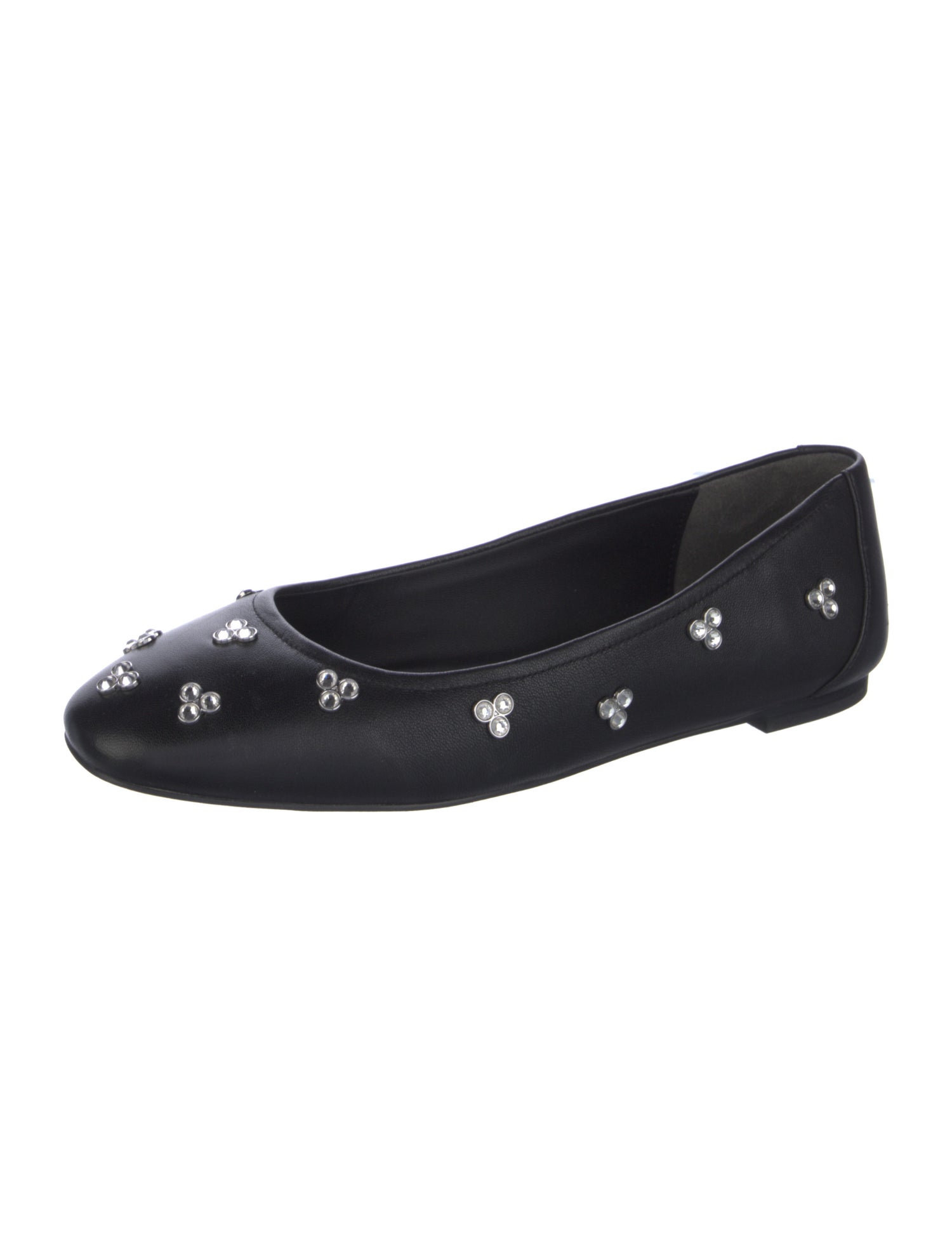 Cult Gaia Leather Ballet Flats