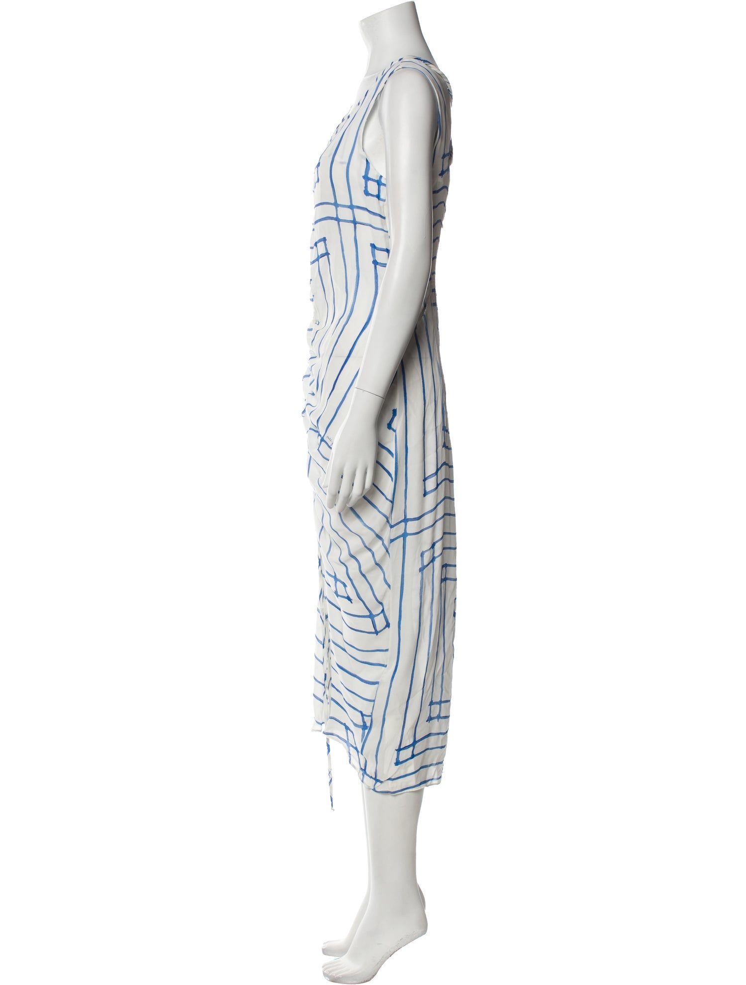 Cult Gaia Striped Cover-Up