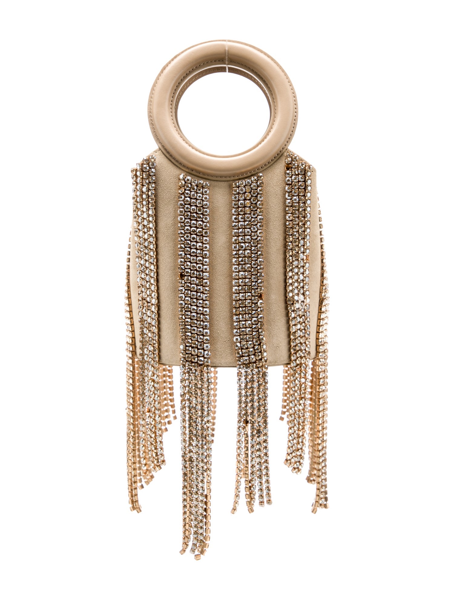 Cult Gaia Suede Top Handle Bag