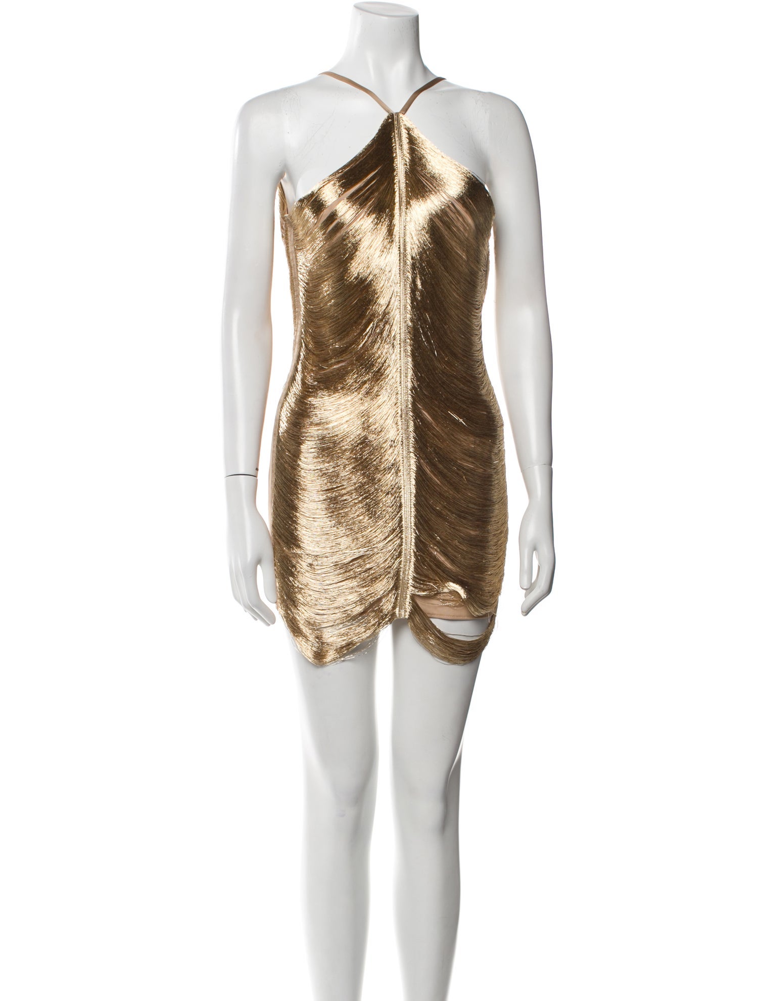 Cult Gaia Halterneck Mini Dress