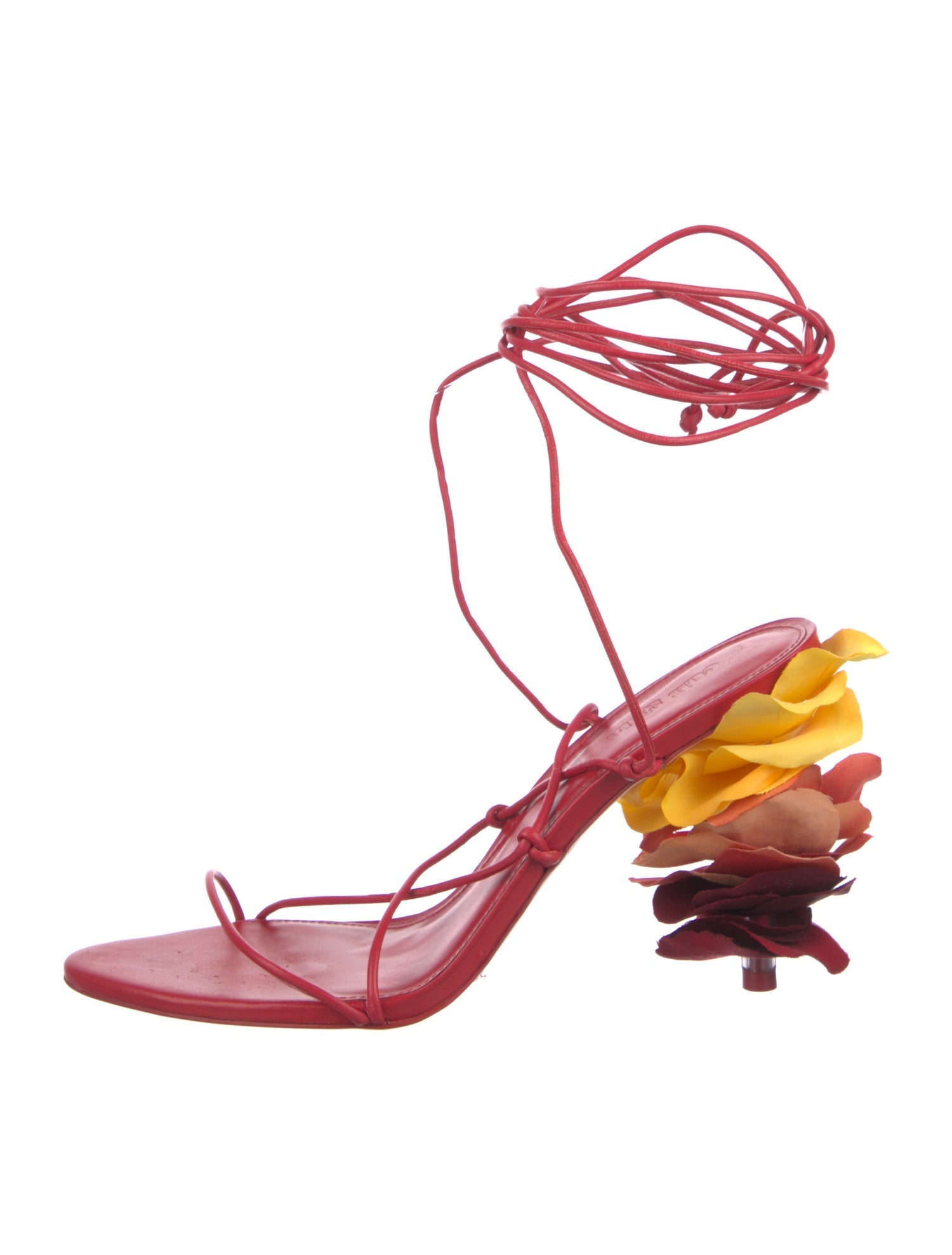 Cult Gaia Leather Gladiator Sandals