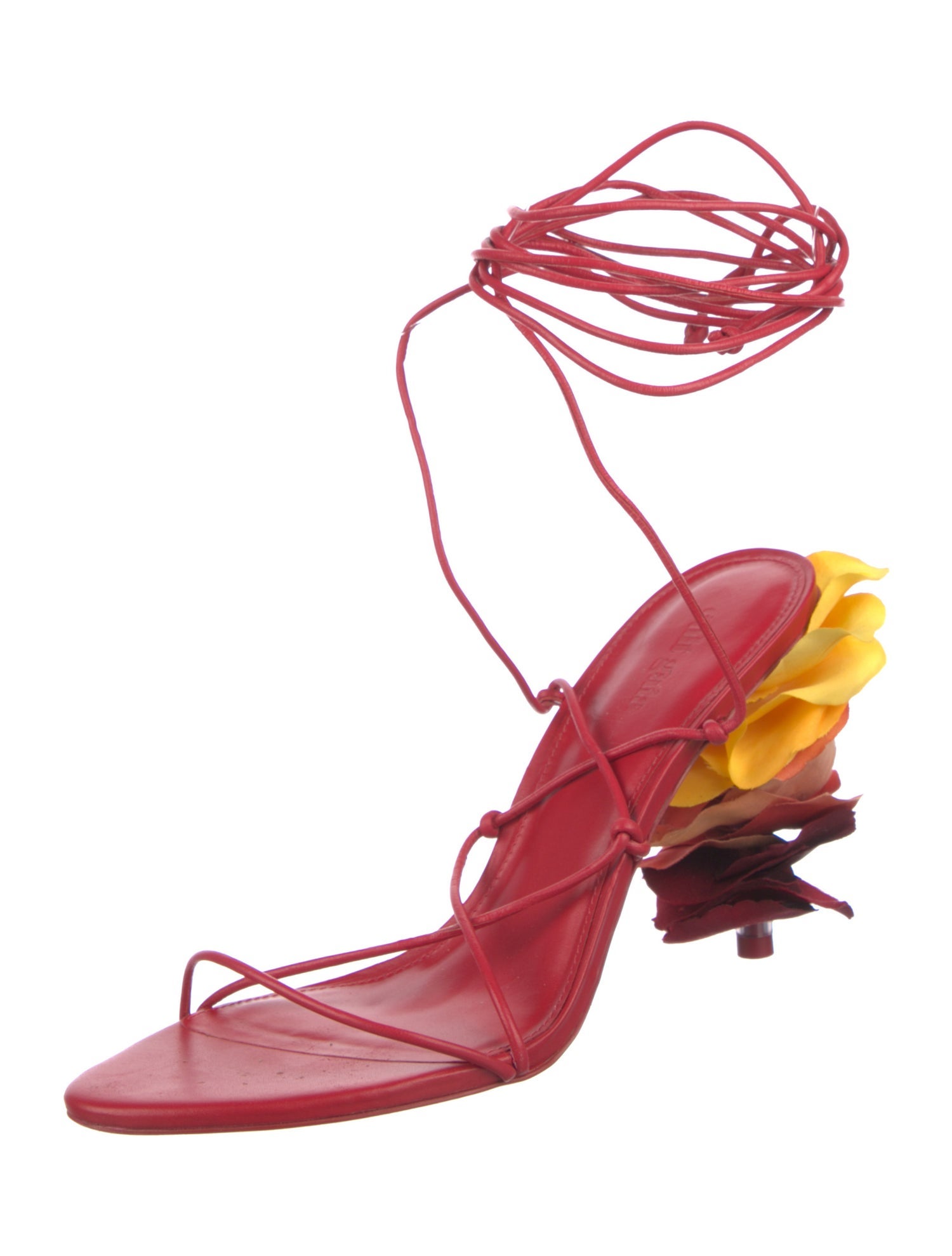 Cult Gaia Leather Gladiator Sandals