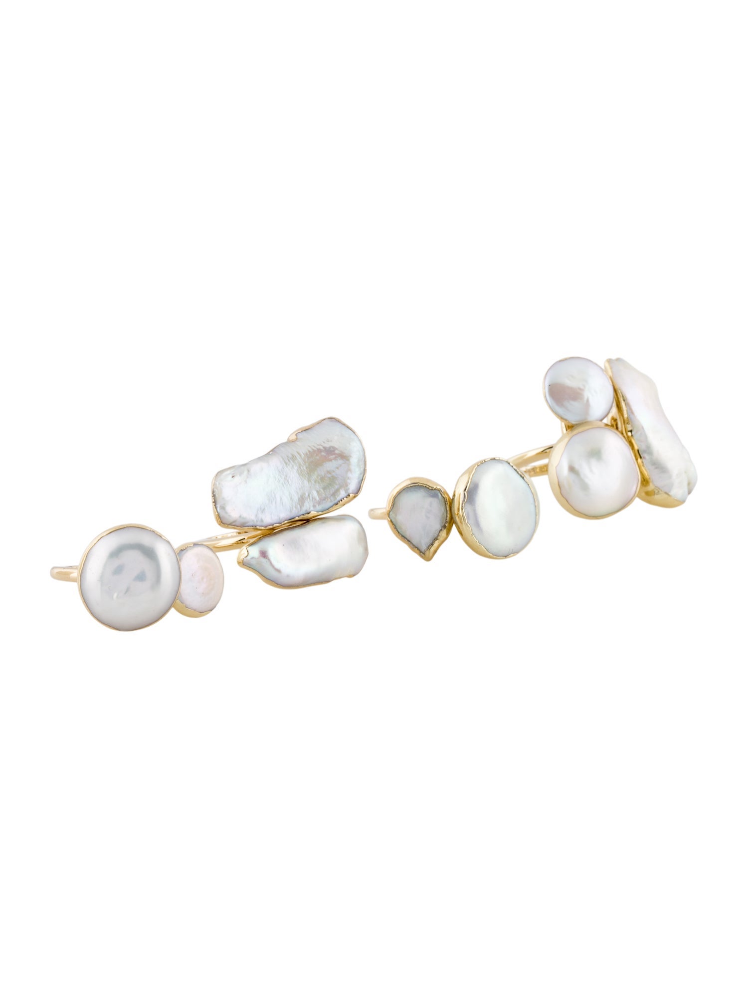 Cult Gaia Pearl Suri Cocktail Ring Set