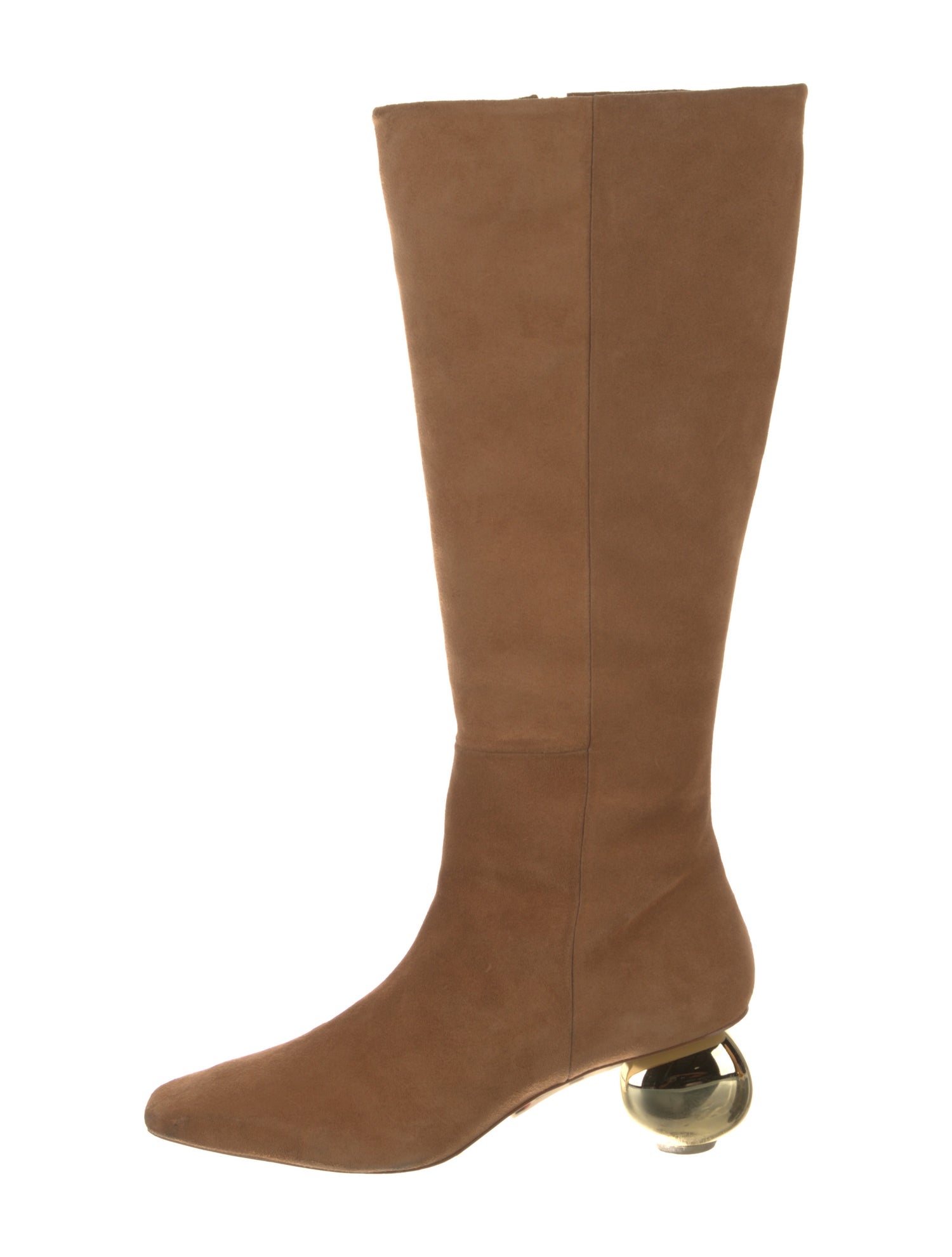 Cult Gaia Suede Riding Boots