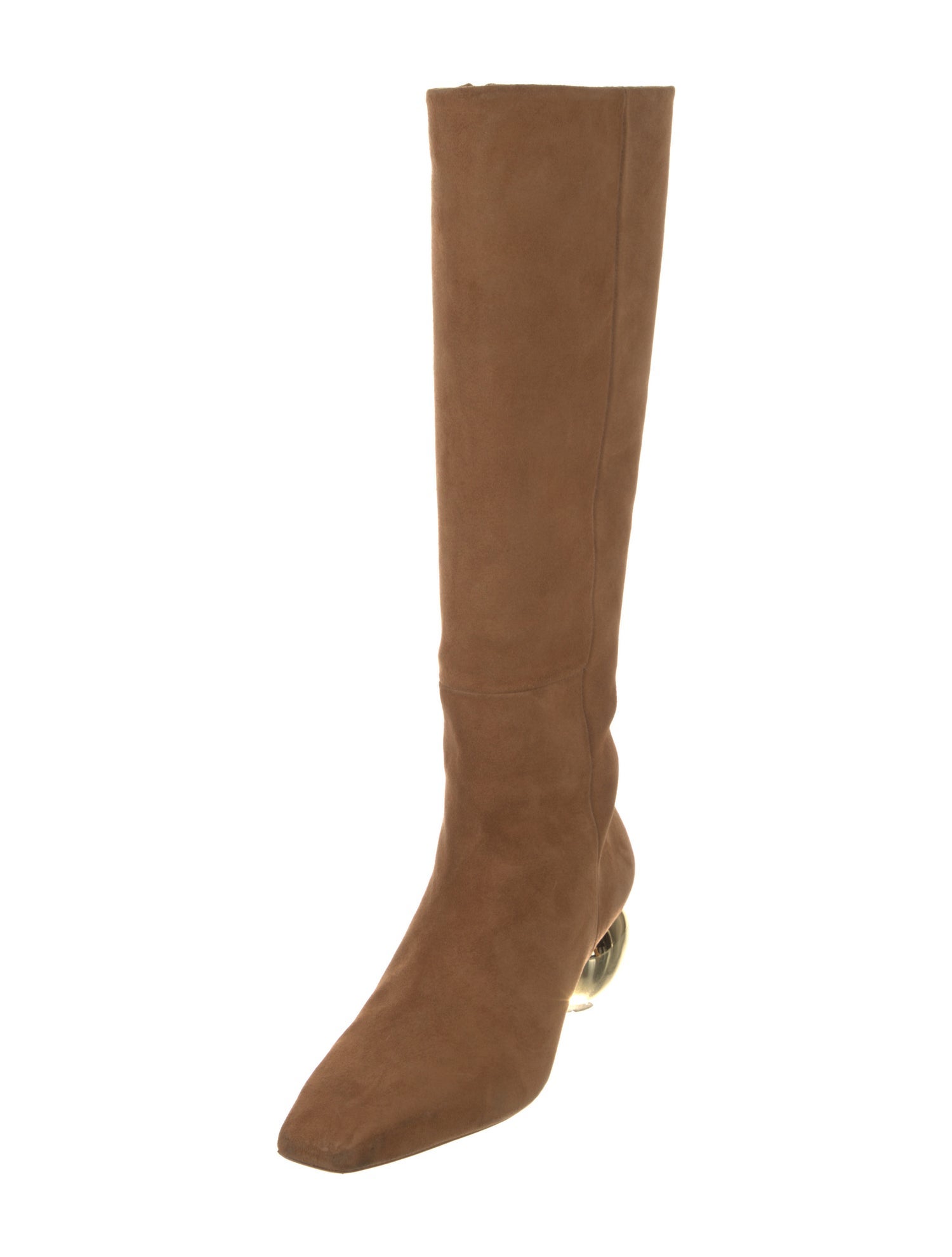 Cult Gaia Suede Riding Boots