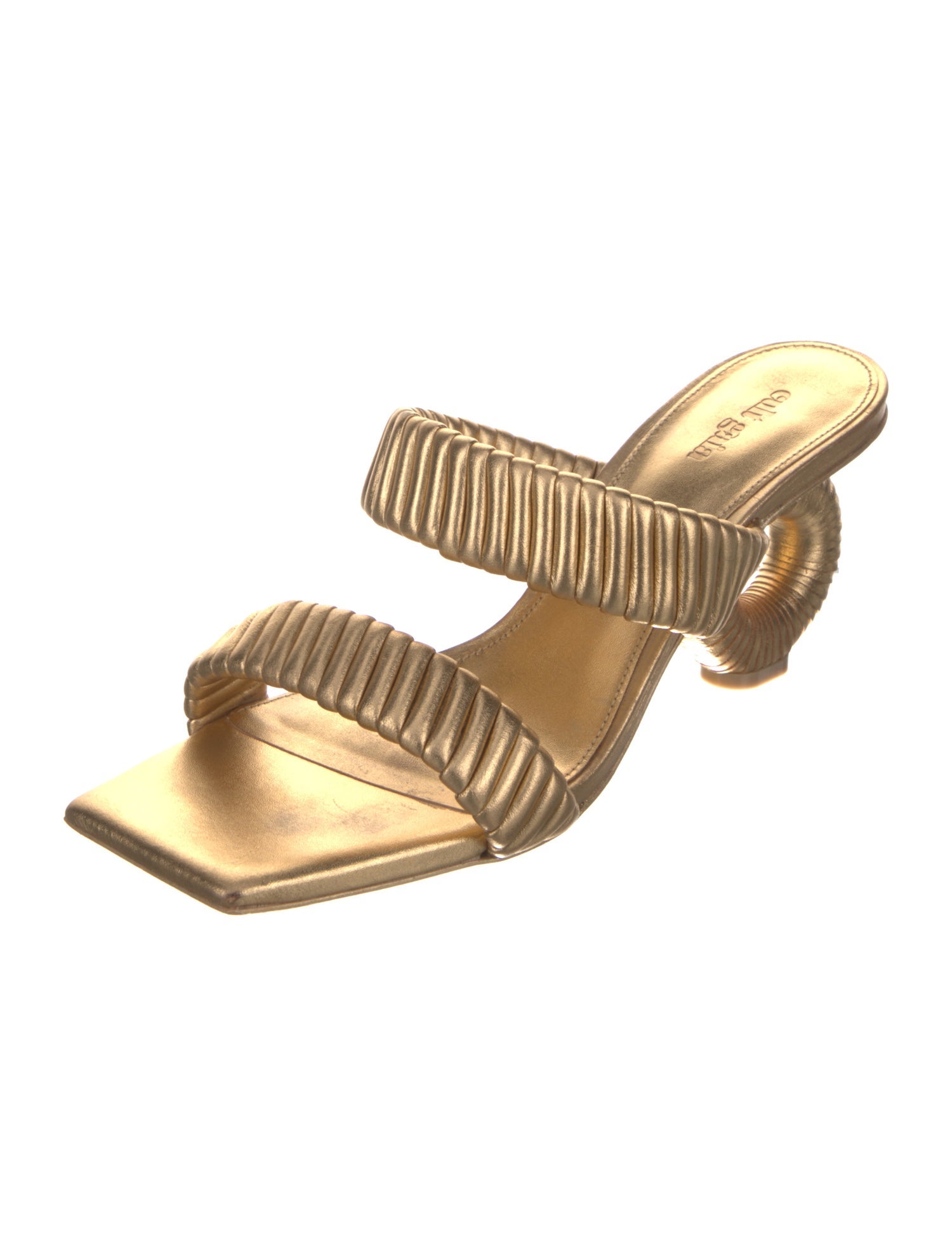 Cult Gaia Leather Slides