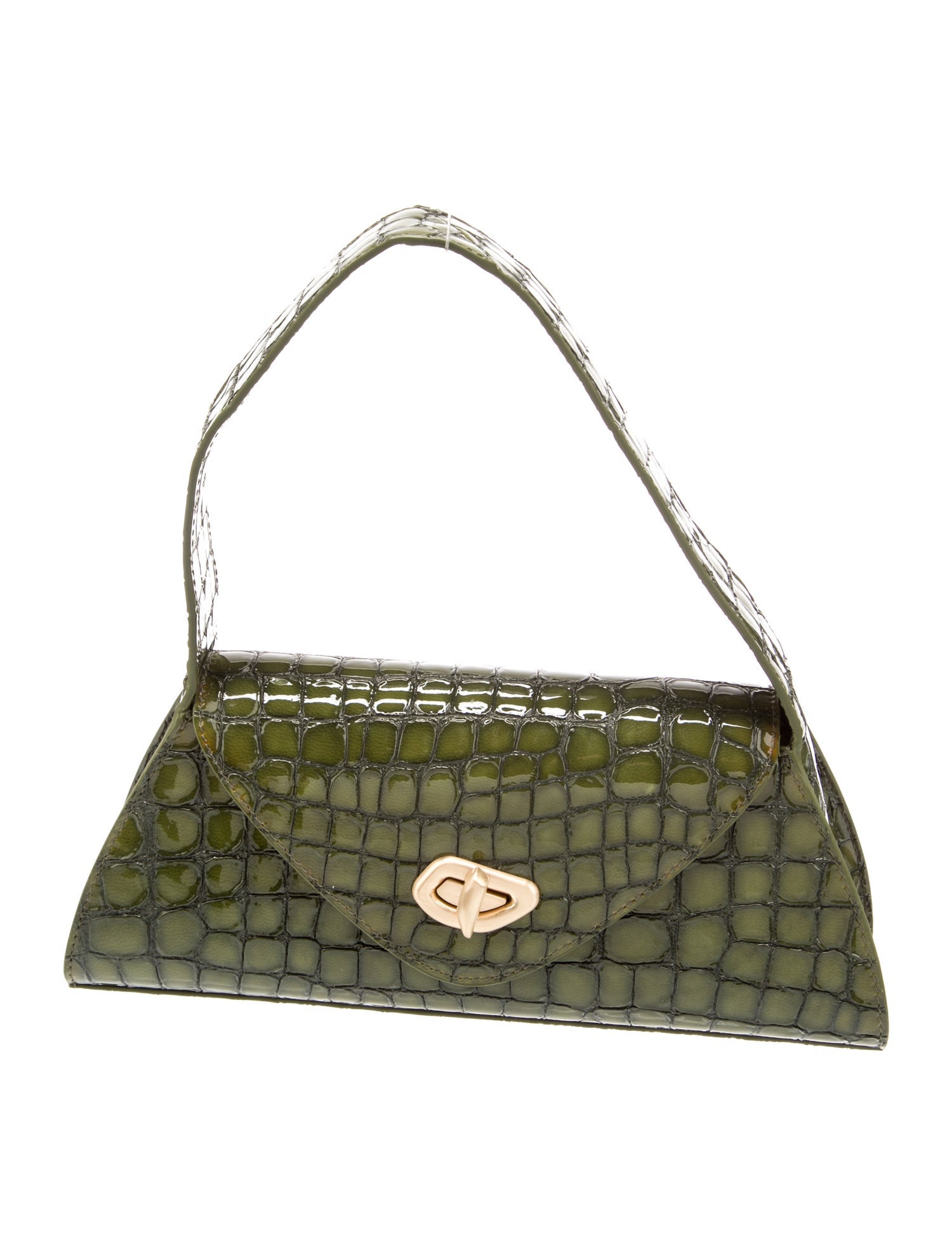 Cult Gaia Patent Leather Shoulder Bag