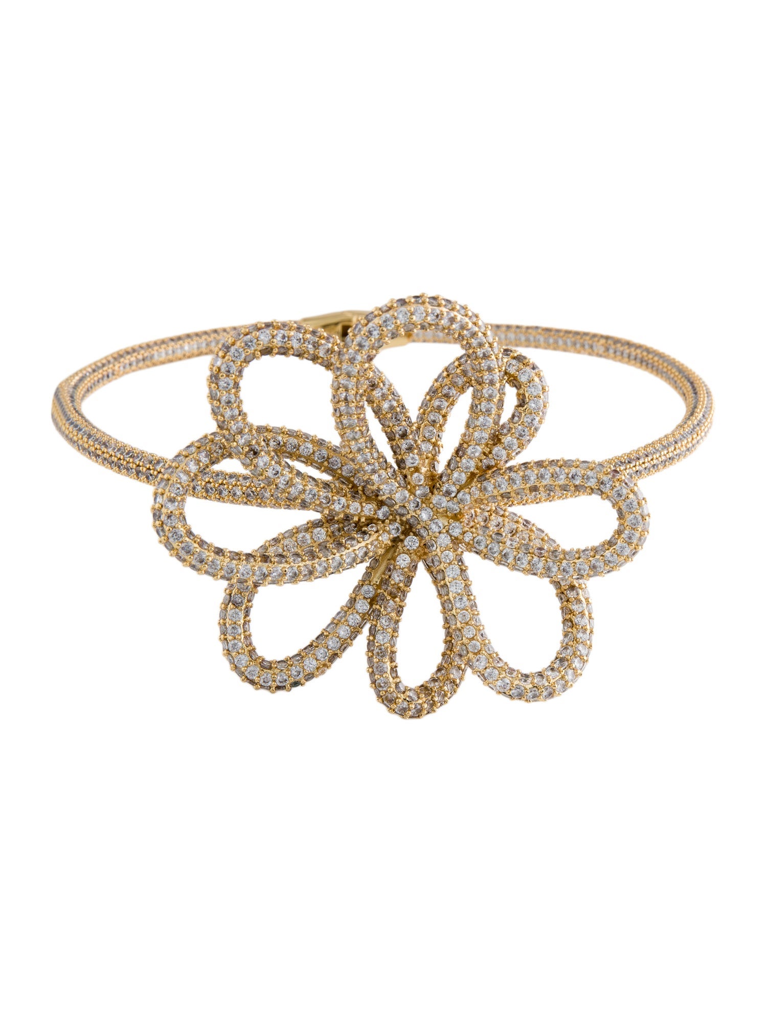 Cult Gaia Crystal Bloom Choker