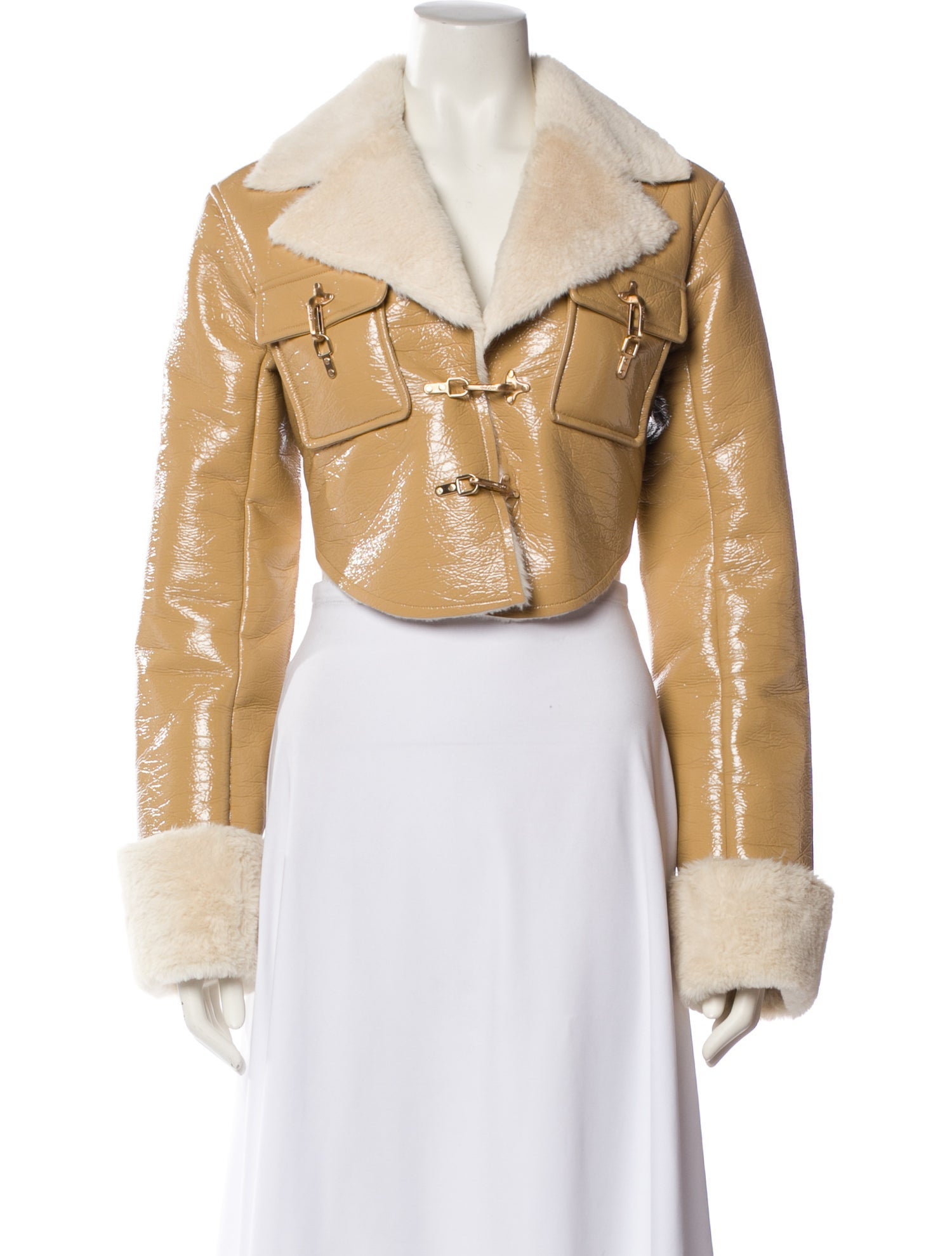 Cult Gaia Printed Biker Jacket