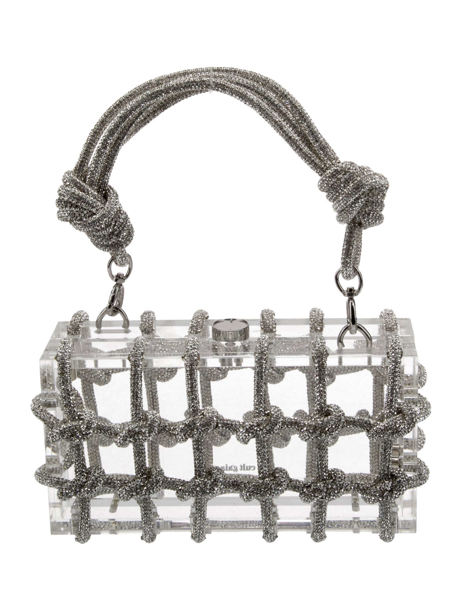 Cult Gaia Acrylic Top Handle Bag