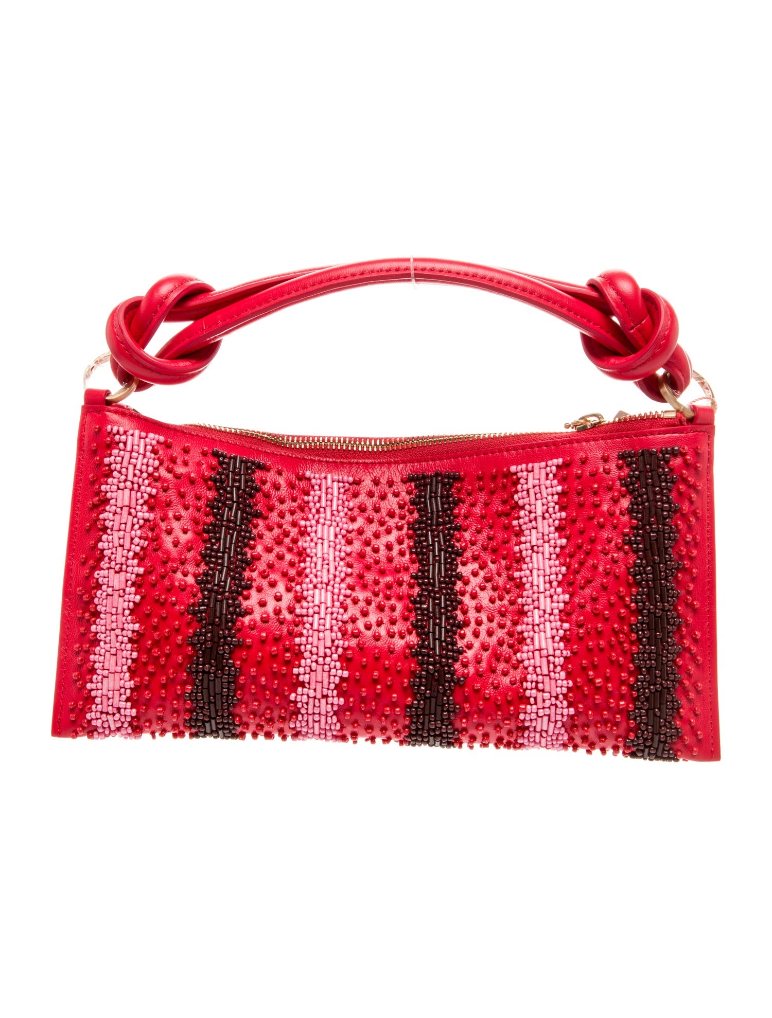 Cult Gaia Leather Top Handle Bag