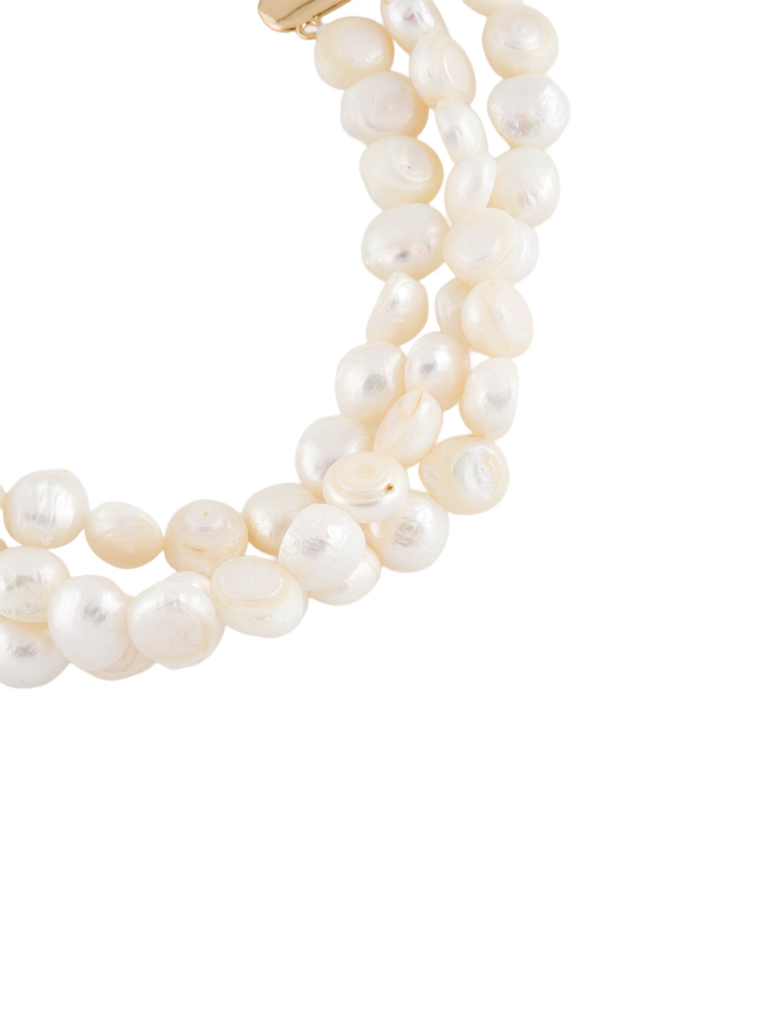 Cult Gaia Pearl Nora Multistrand Choker Necklace