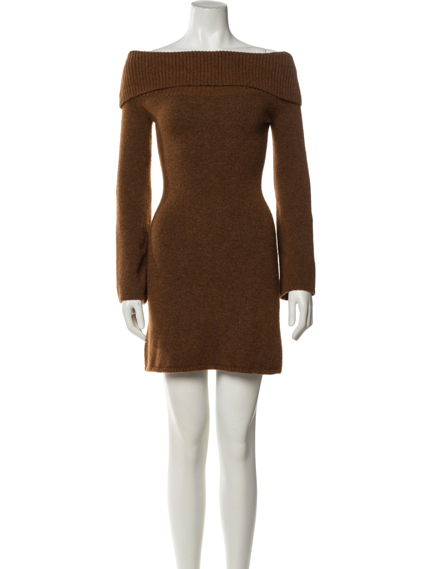 Cult Gaia Bateau Neckline Mini Dress