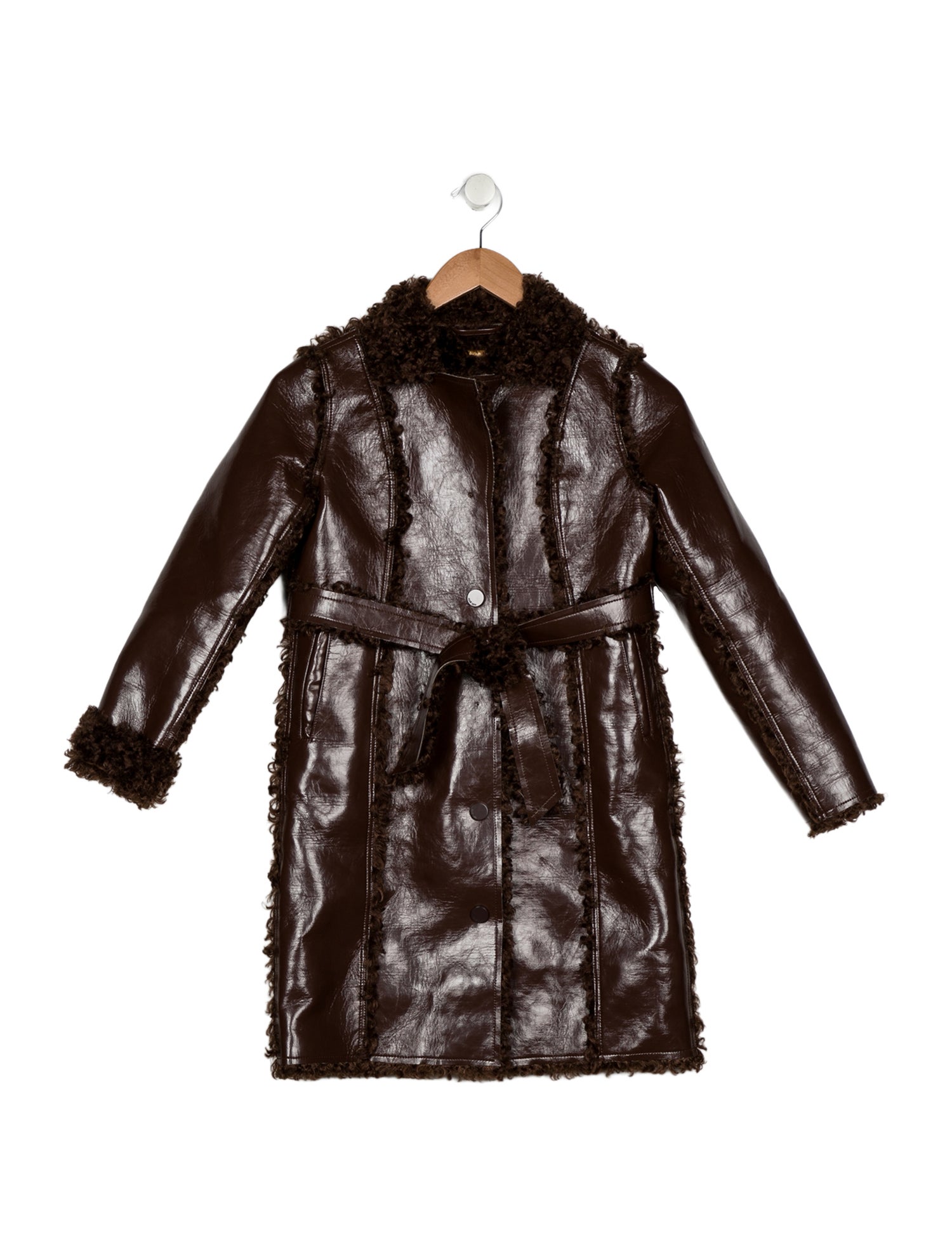Cult Gaia Girls' Faux Fur Coat
