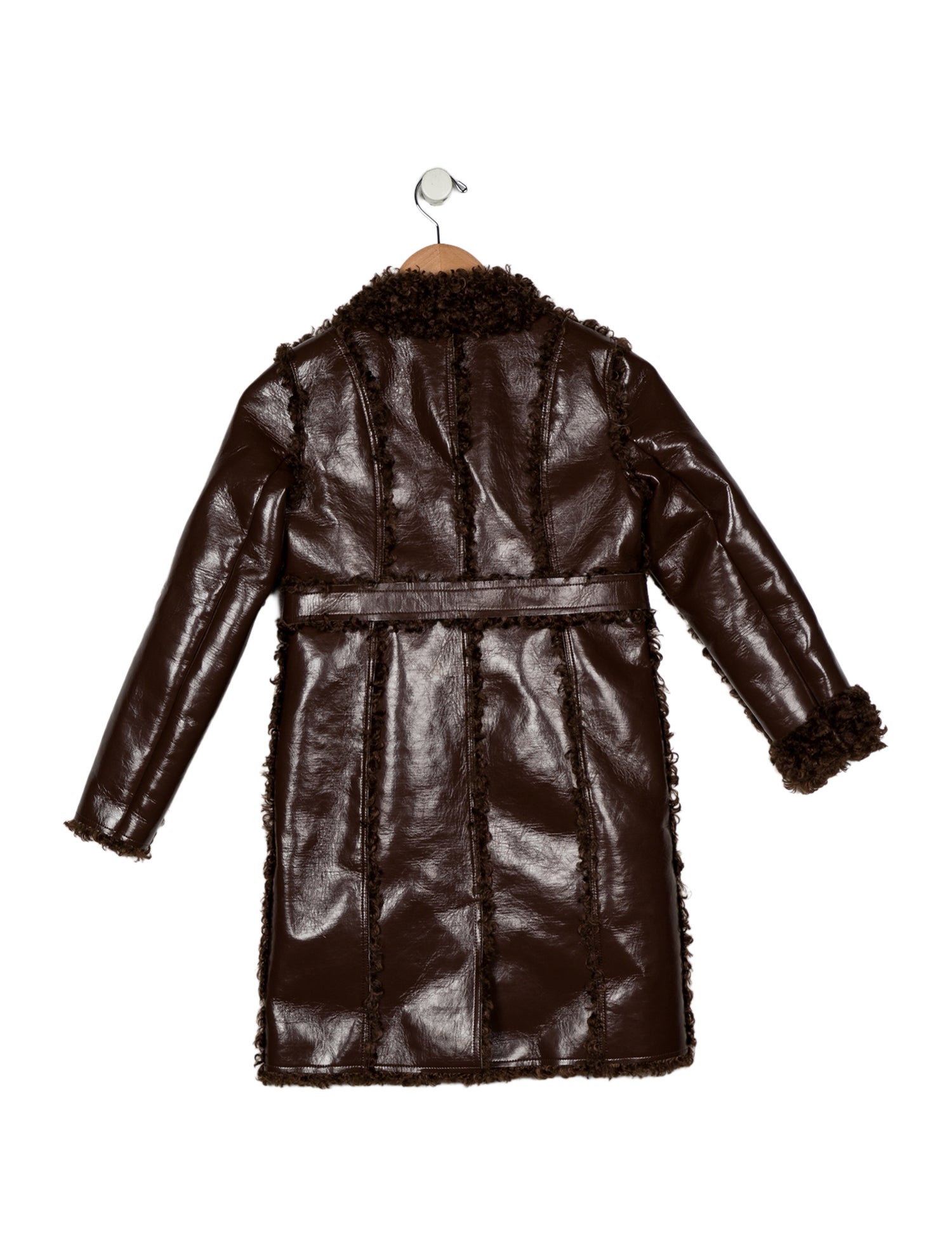 Cult Gaia Girls' Faux Fur Coat