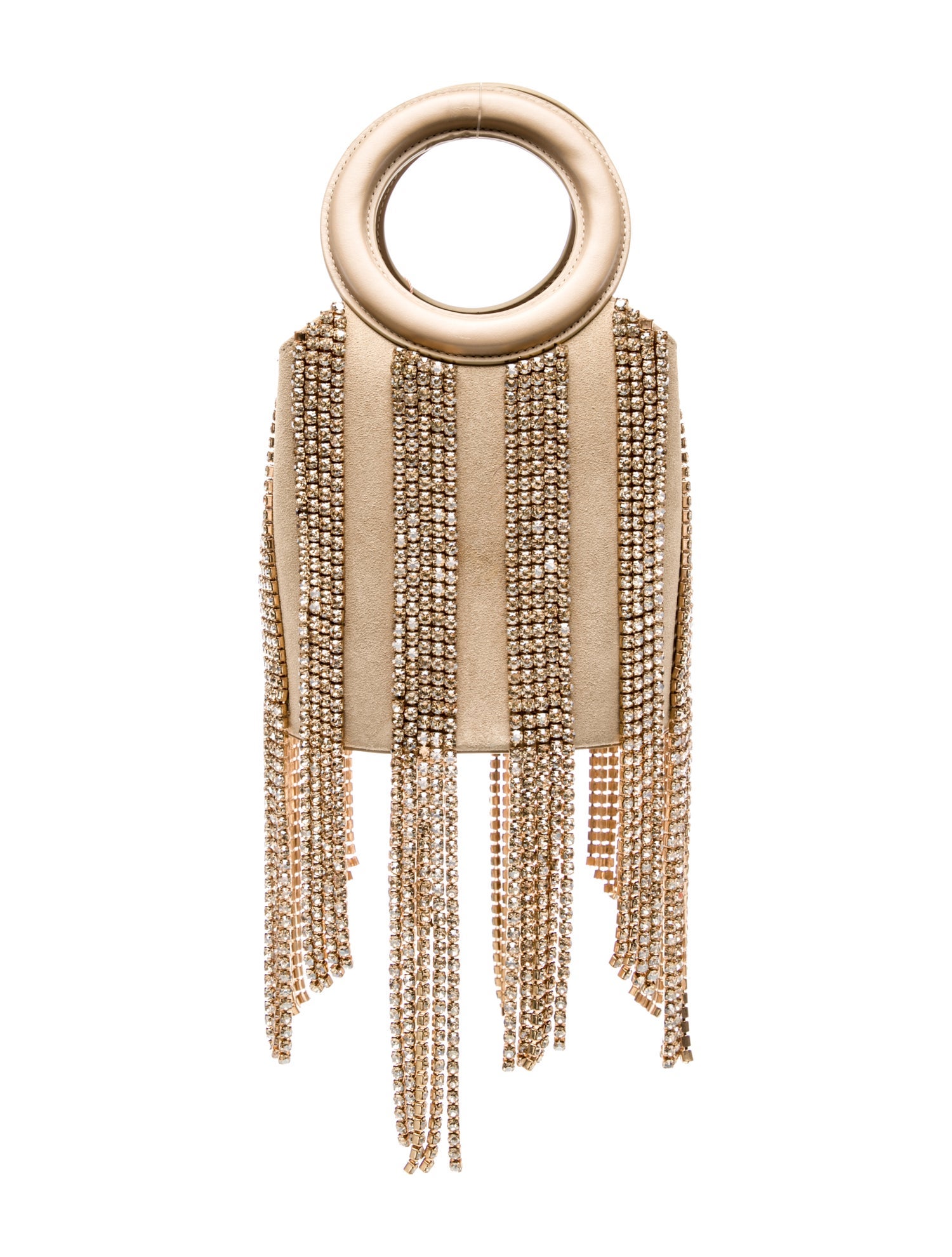 Cult Gaia Suede Top Handle Bag