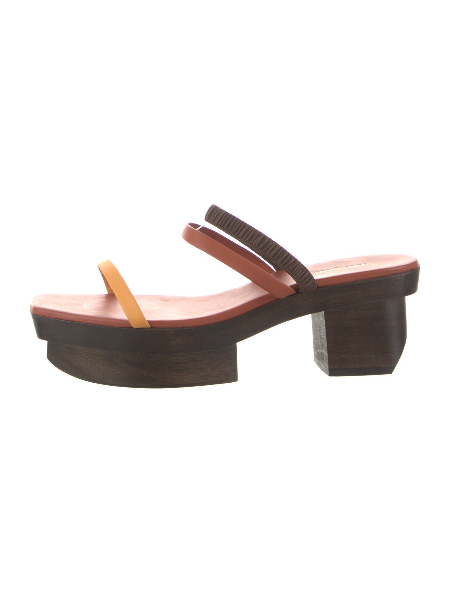 Cult Gaia Leather Slides