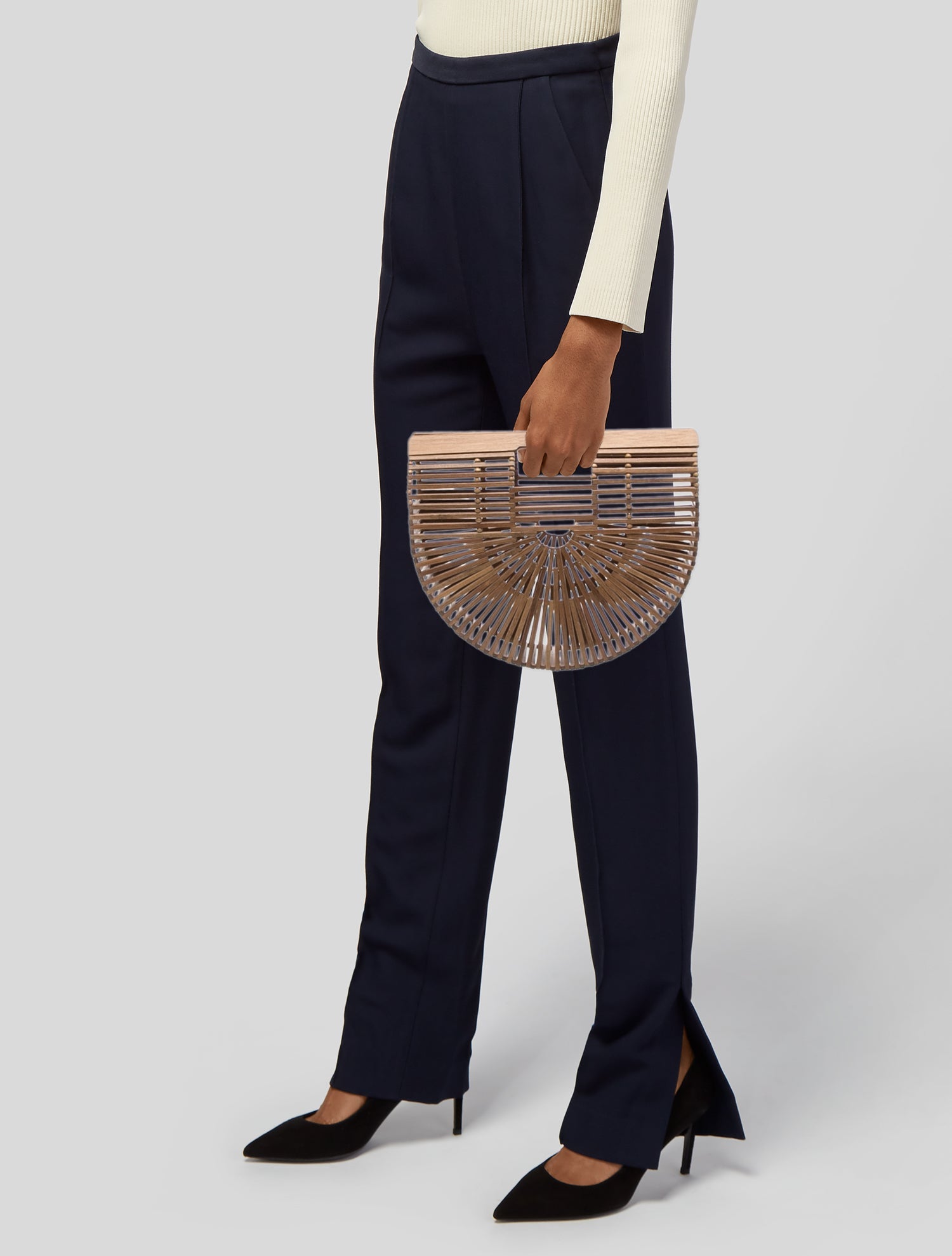 Cult Gaia Bamboo Top Handle Bag