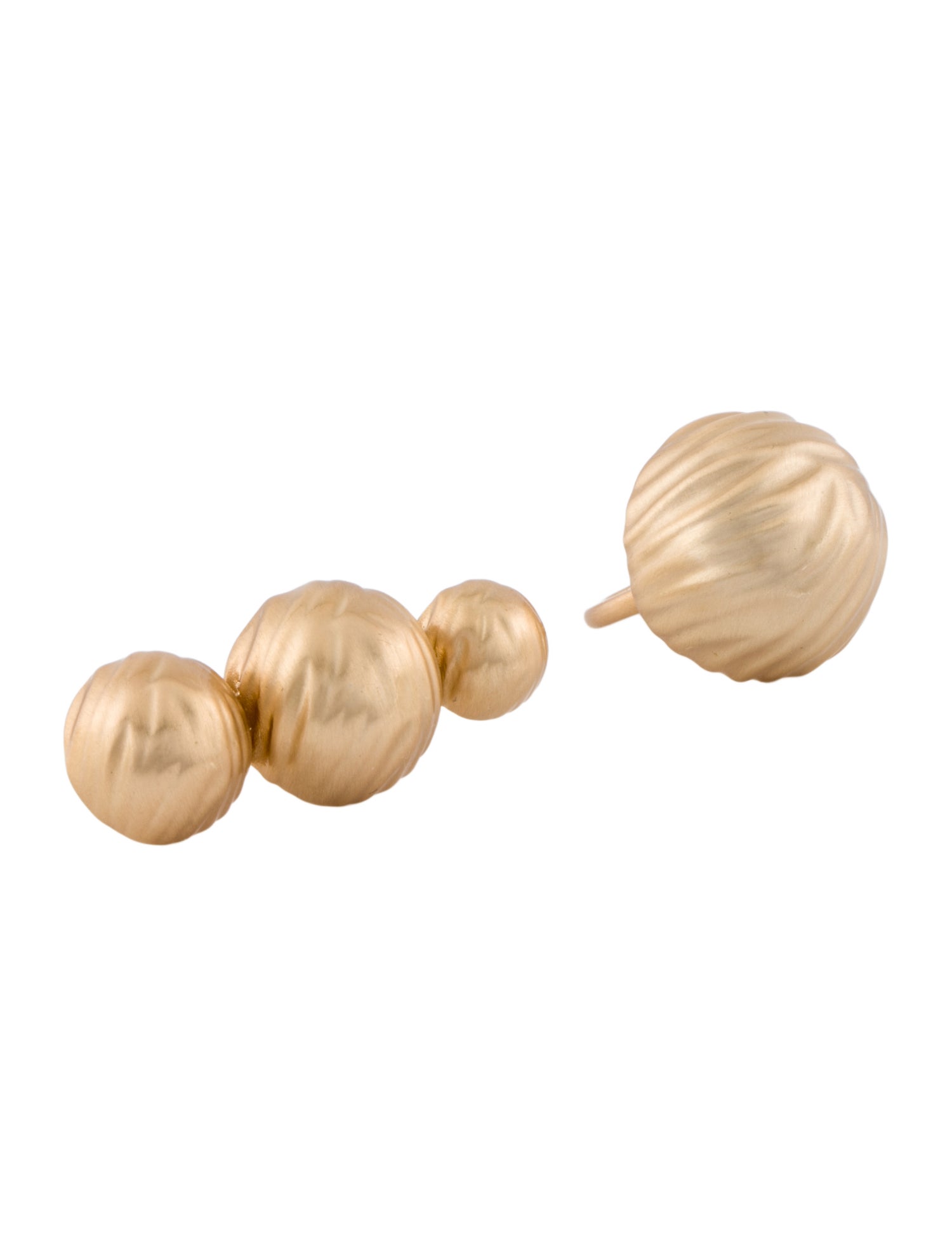 Cult Gaia Bijan Textured Ring Set Of Two