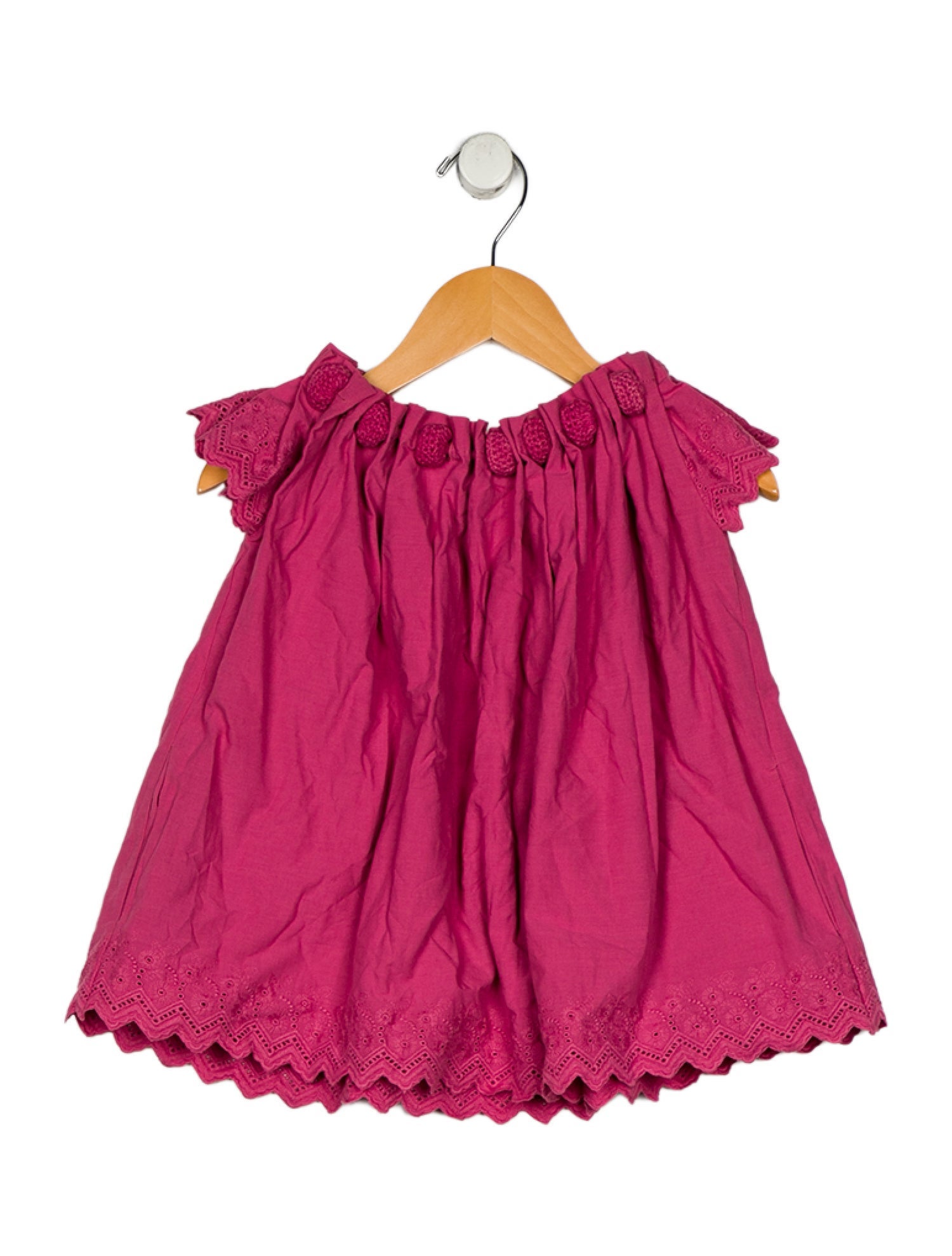 Cult Gaia Toddlers Girls Embroidered Shirt