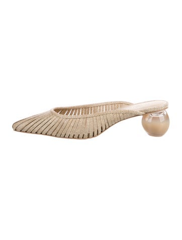 Cult Gaia Raffia Mules