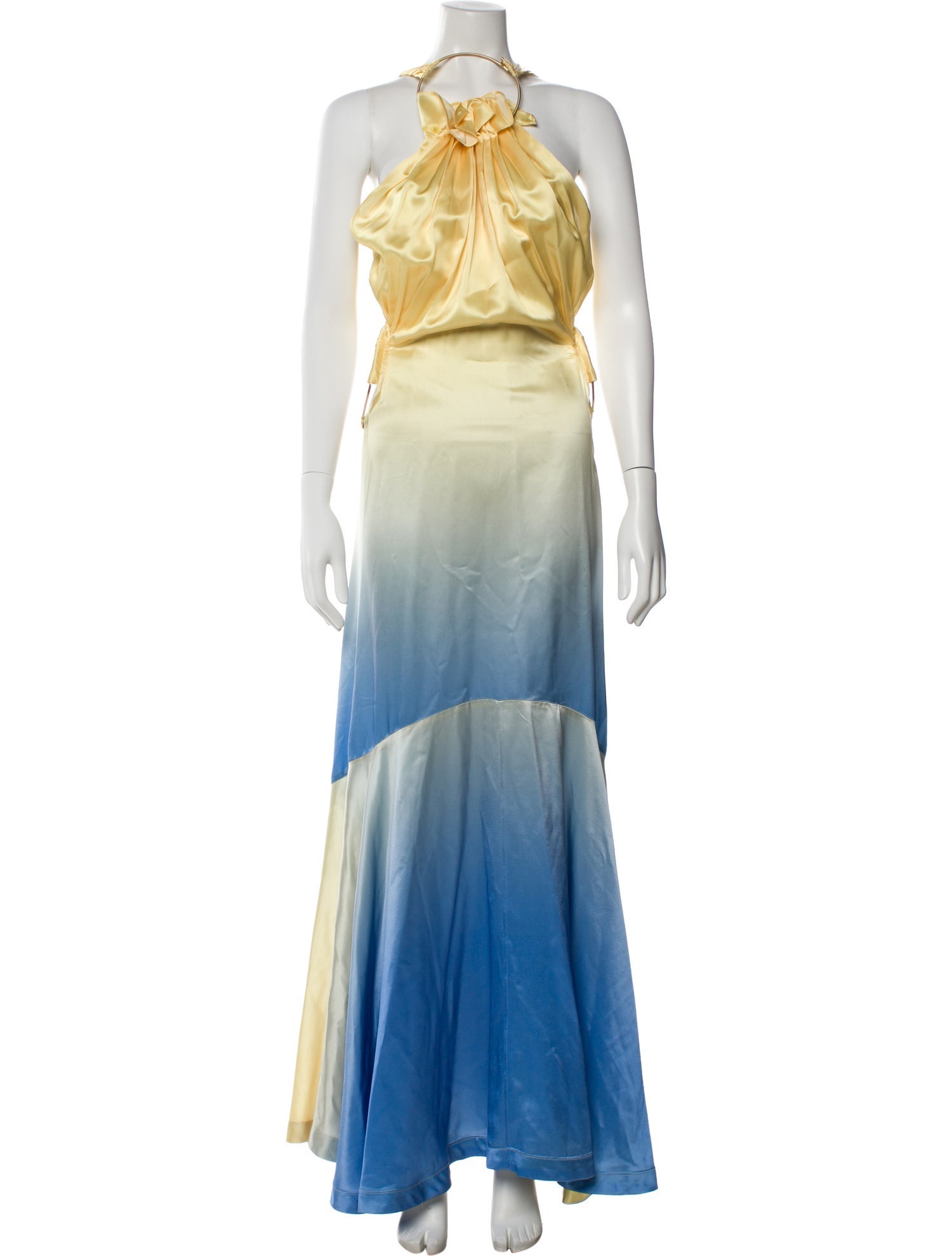 Cult Gaia Tie-Dye Print Long Dress