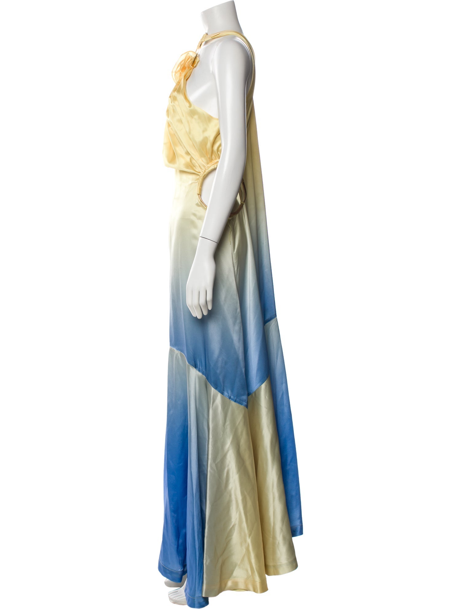 Cult Gaia Tie-Dye Print Long Dress