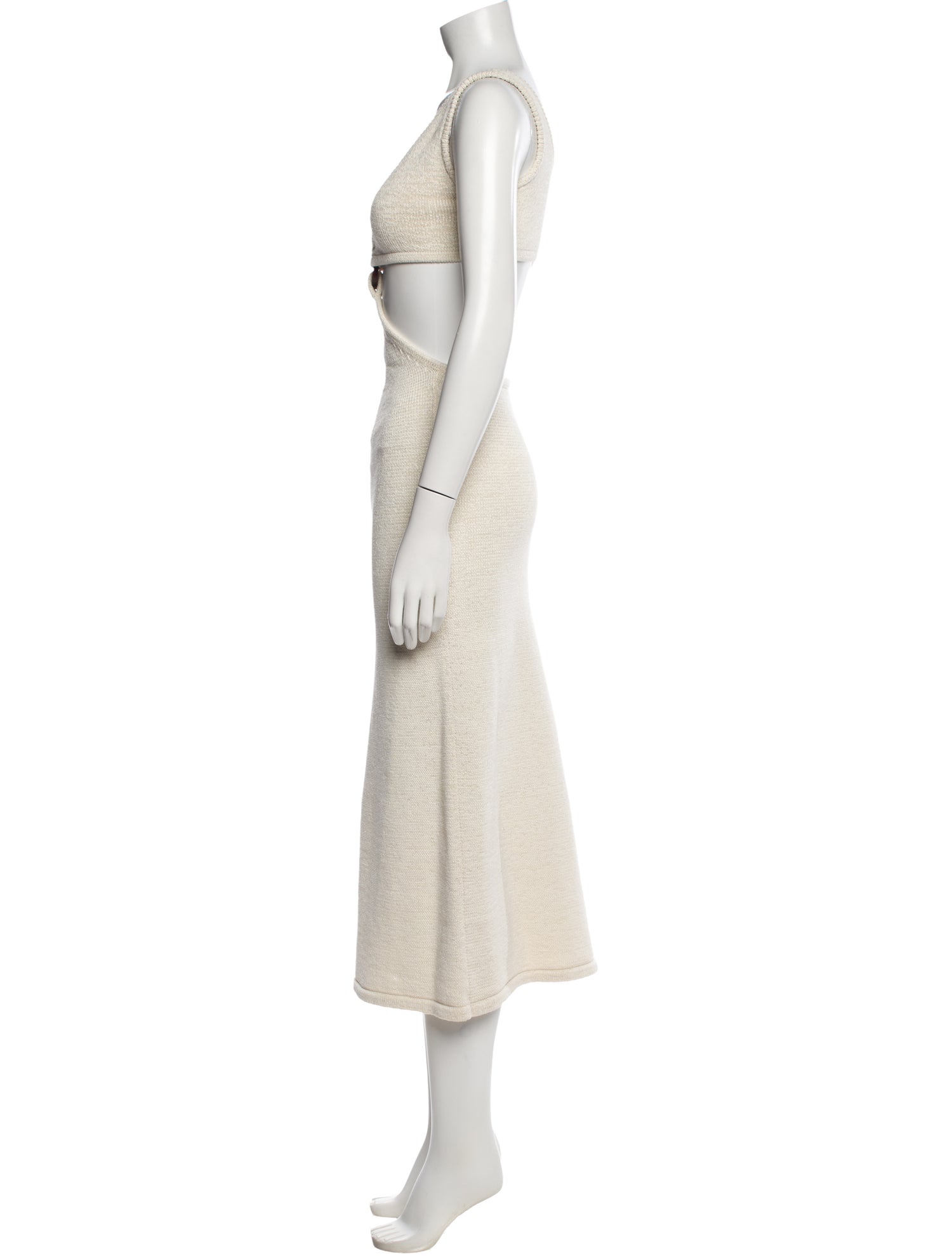 Cult Gaia V-Neck Long Dress