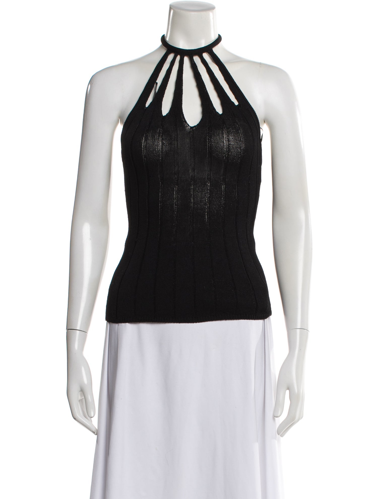 Cult Gaia Halterneck Sleeveless Top