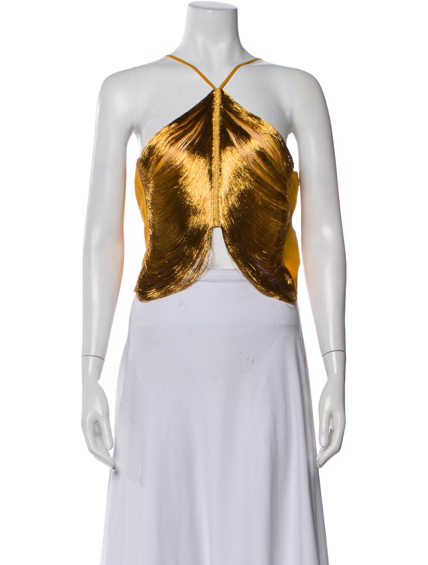 Cult Gaia Halterneck Sleeveless Top