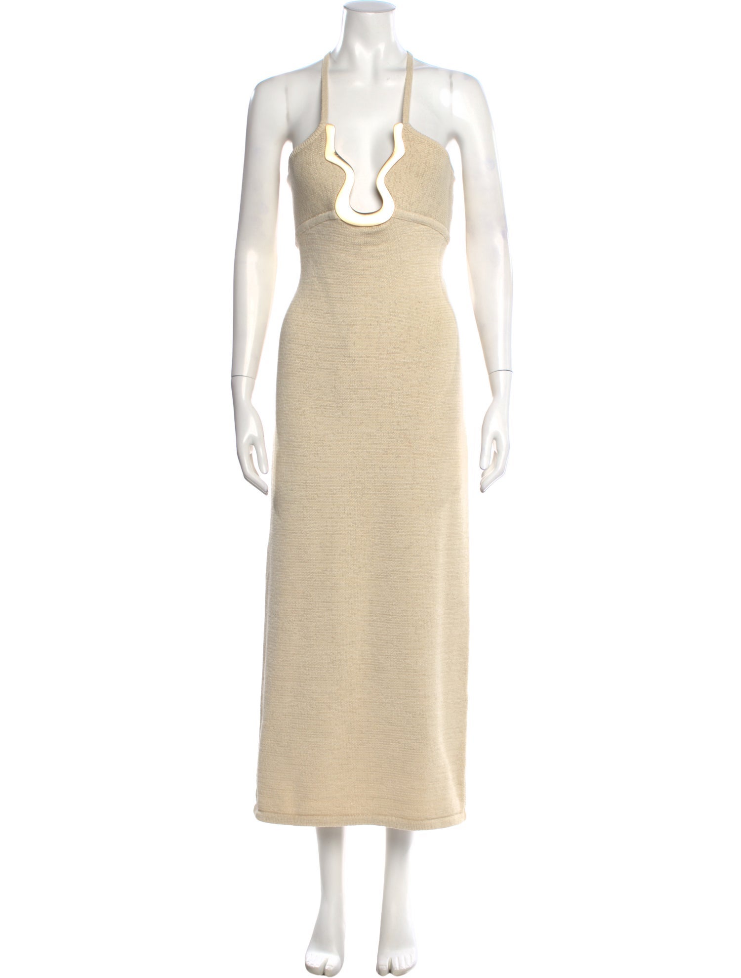 Cult Gaia Halterneck Long Dress