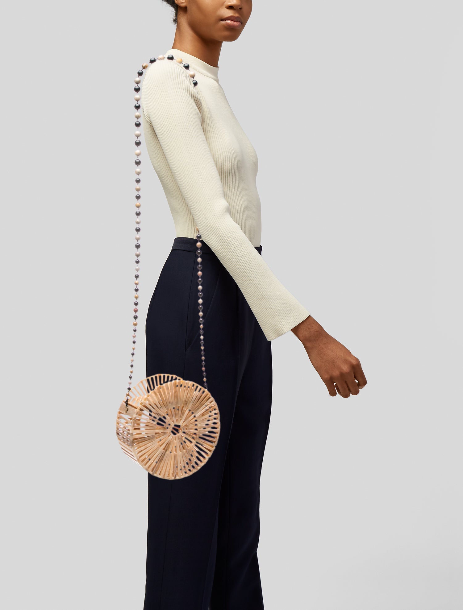 Cult Gaia Bamboo Minaudière