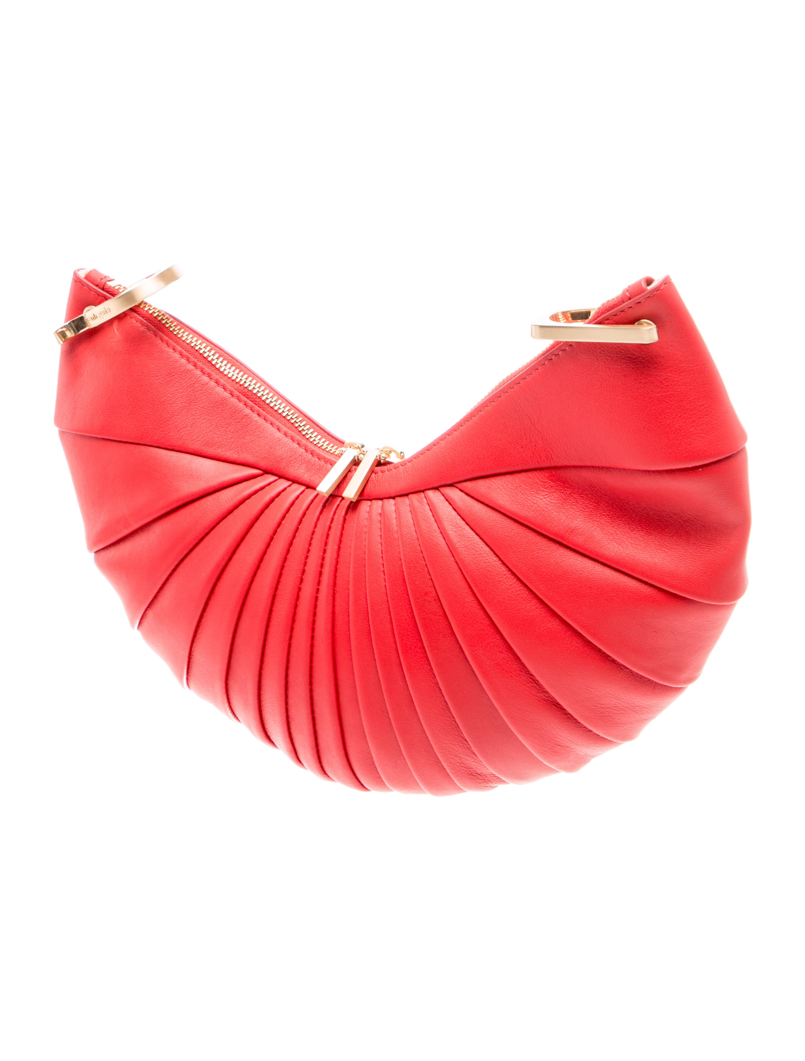 Cult Gaia Leather Clutch