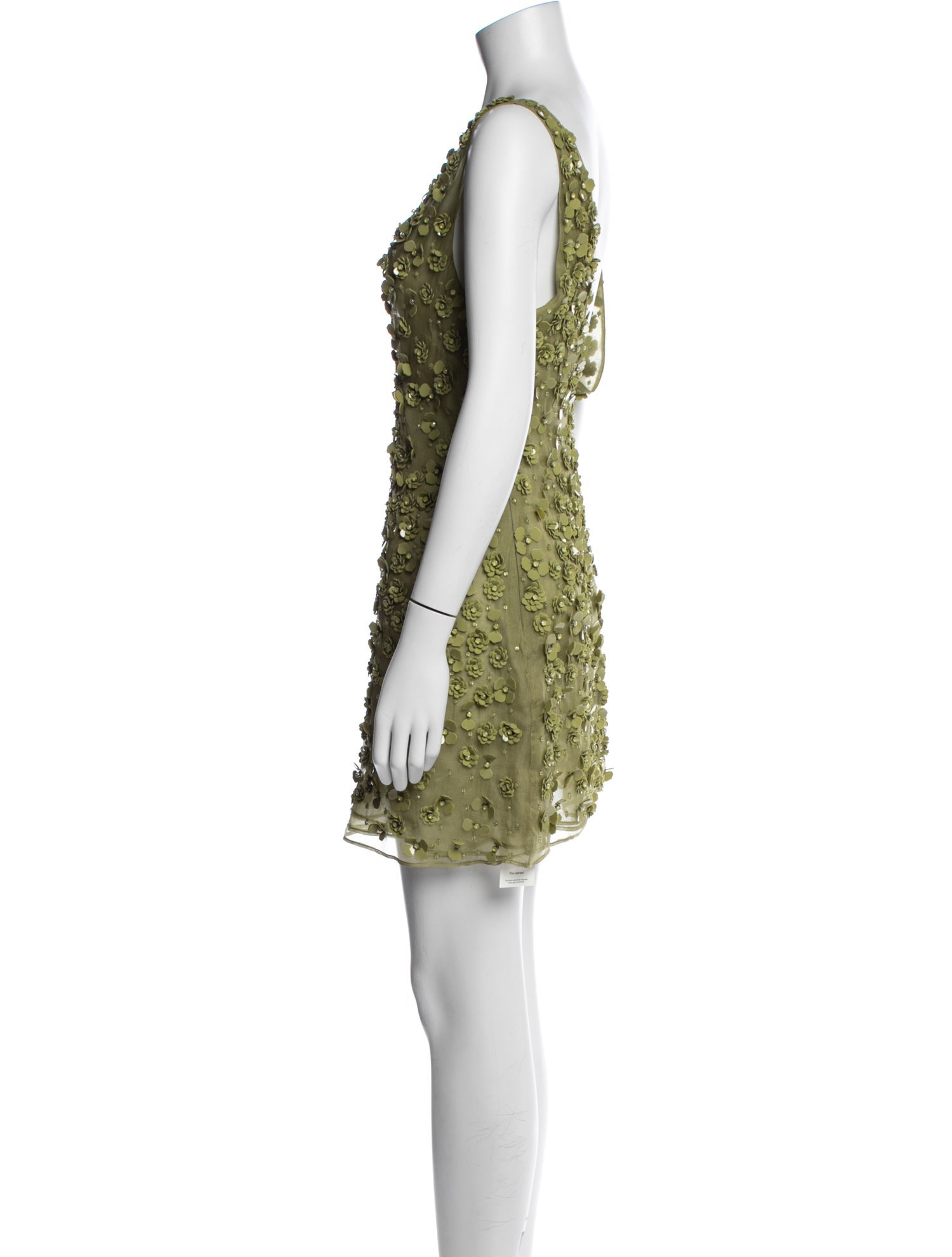 Cult Gaia Silk Mini Dress - Green Dresses, Clothing - WGAIA66397 | The  RealReal