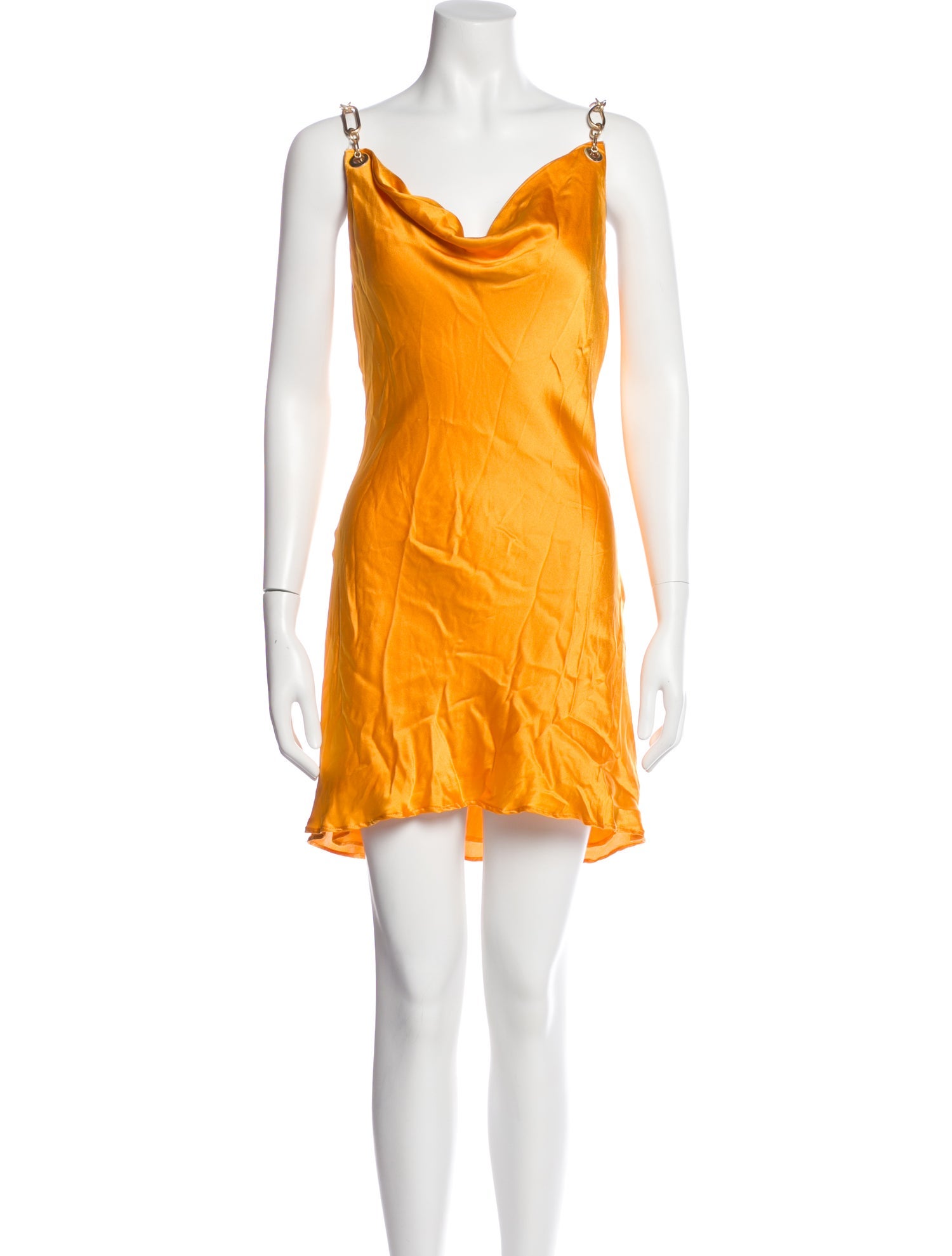 Cult Gaia Silk Knee-Length Dress