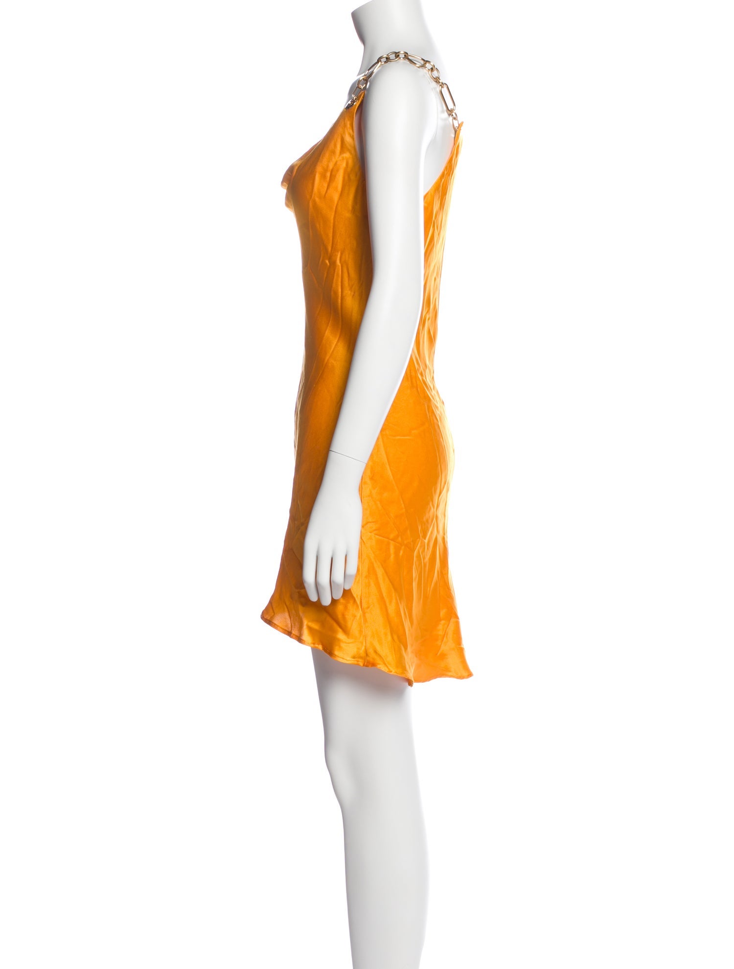 Cult Gaia Silk Knee-Length Dress