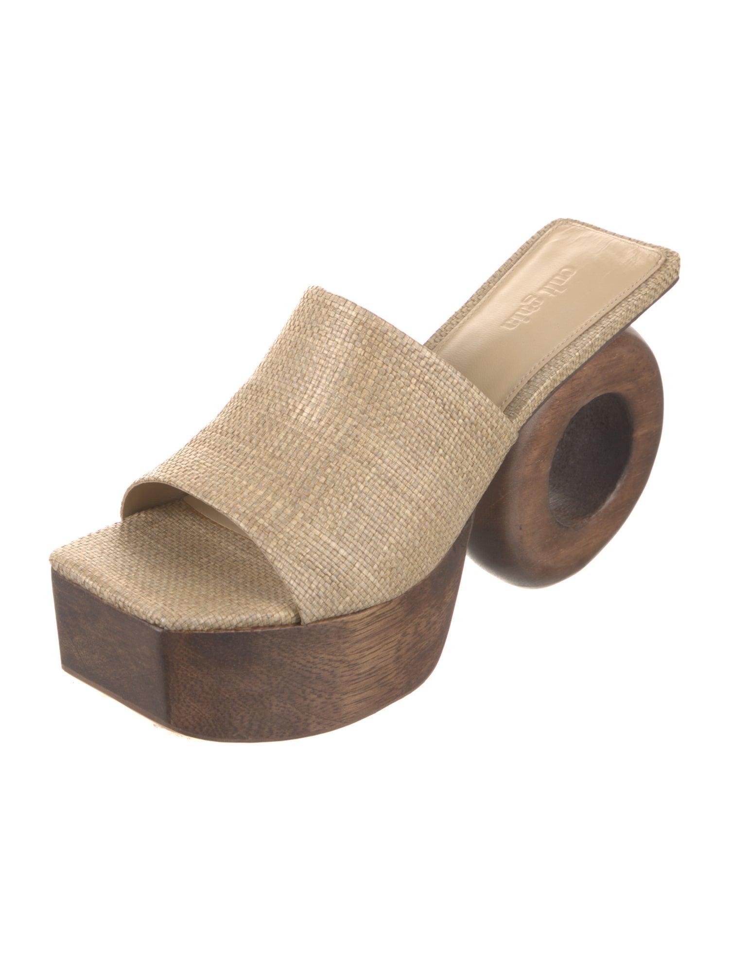 Cult Gaia Raffia Mules