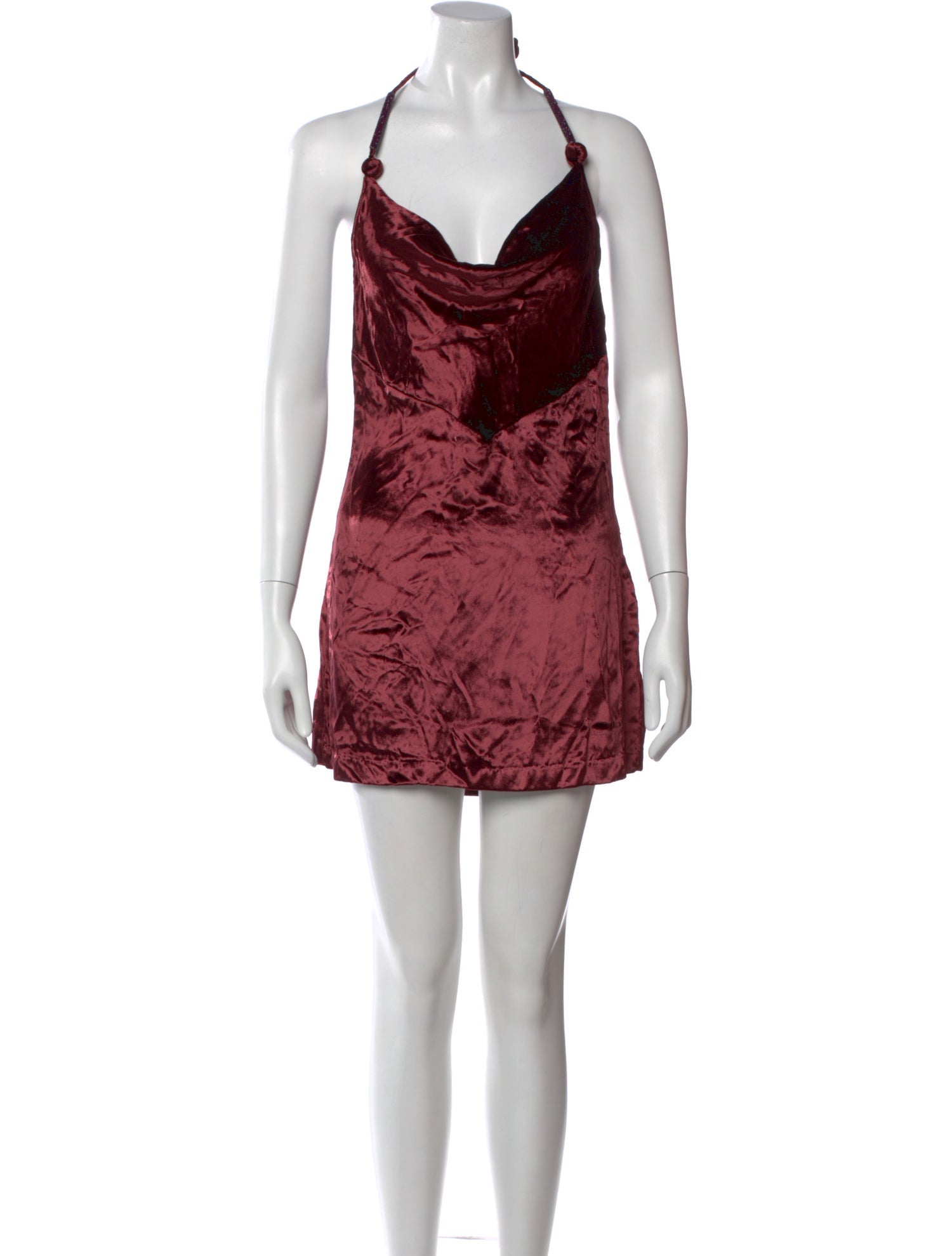 Cult Gaia Cowl Neck Mini Dress
