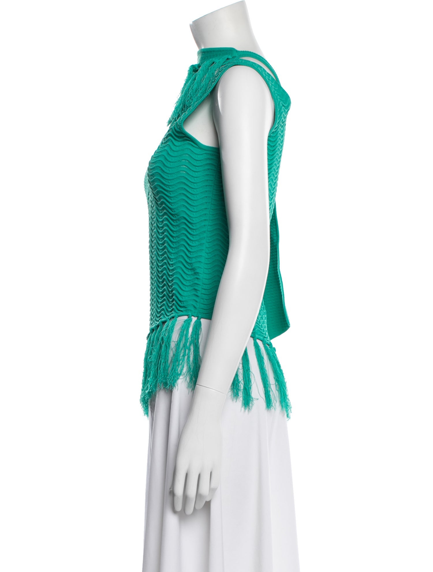 Cult Gaia Asymmetrical Sleeveless Top