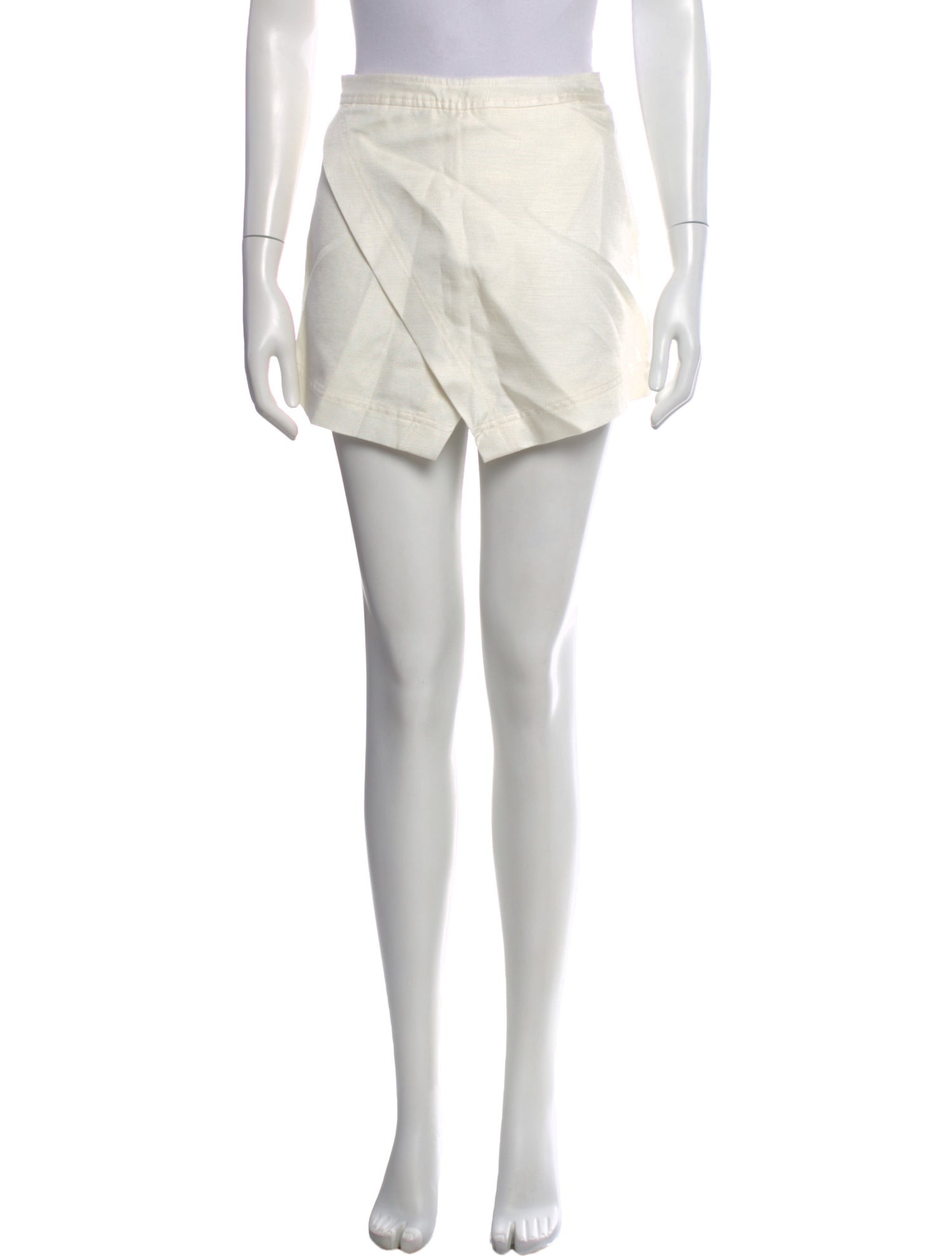 Cult Gaia Linen Mini Shorts