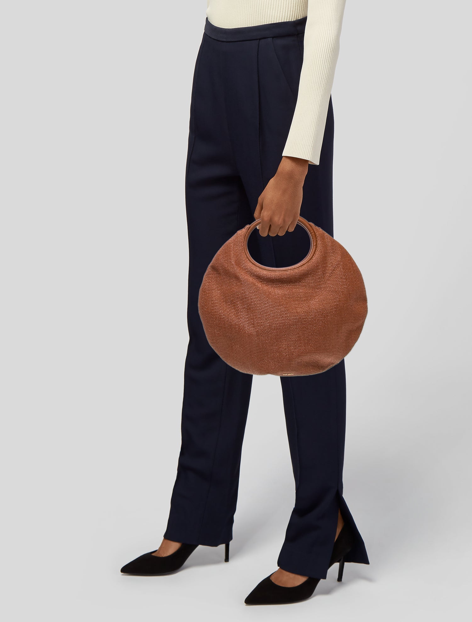 Cult Gaia Raffia Shoulder Bag