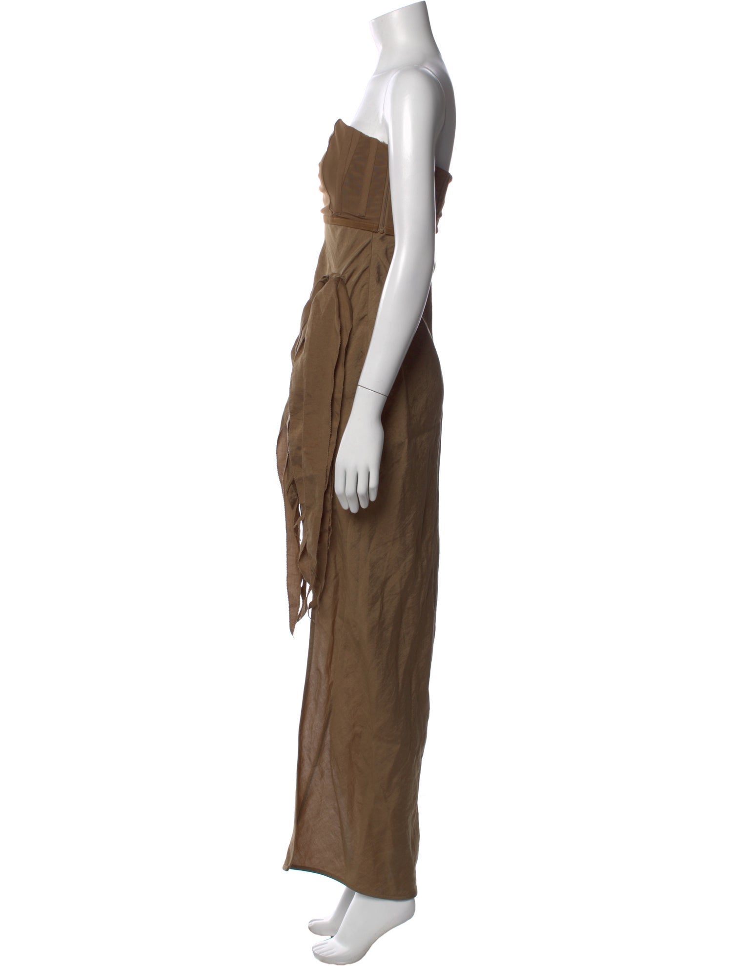 Cult Gaia Strapless Long Dress