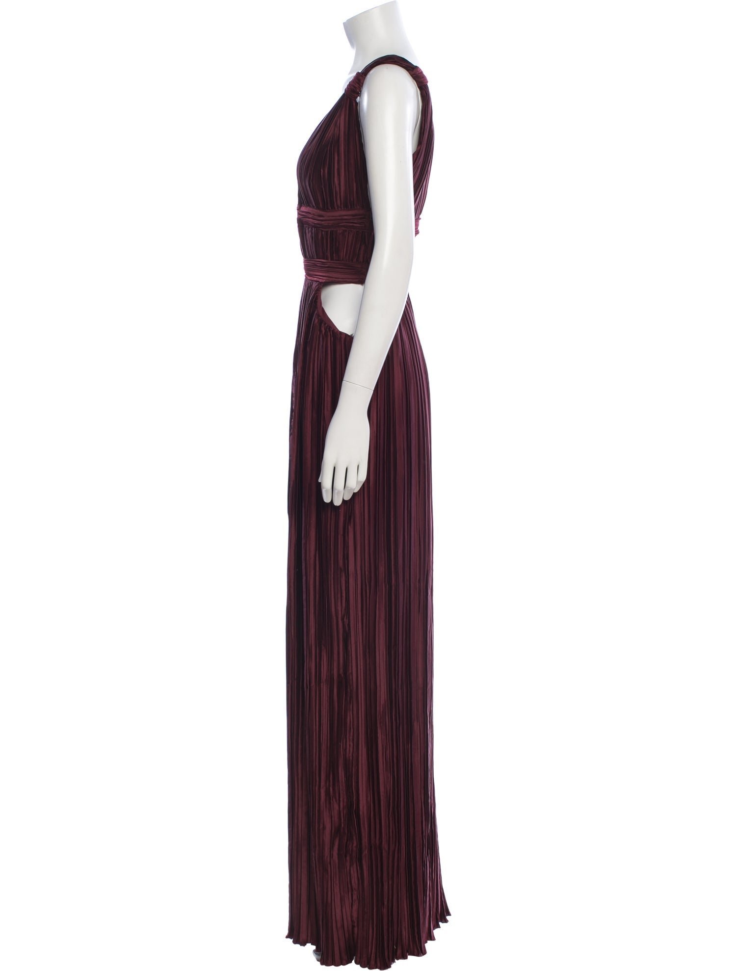 Cult Gaia Plunge Neckline Long Dress