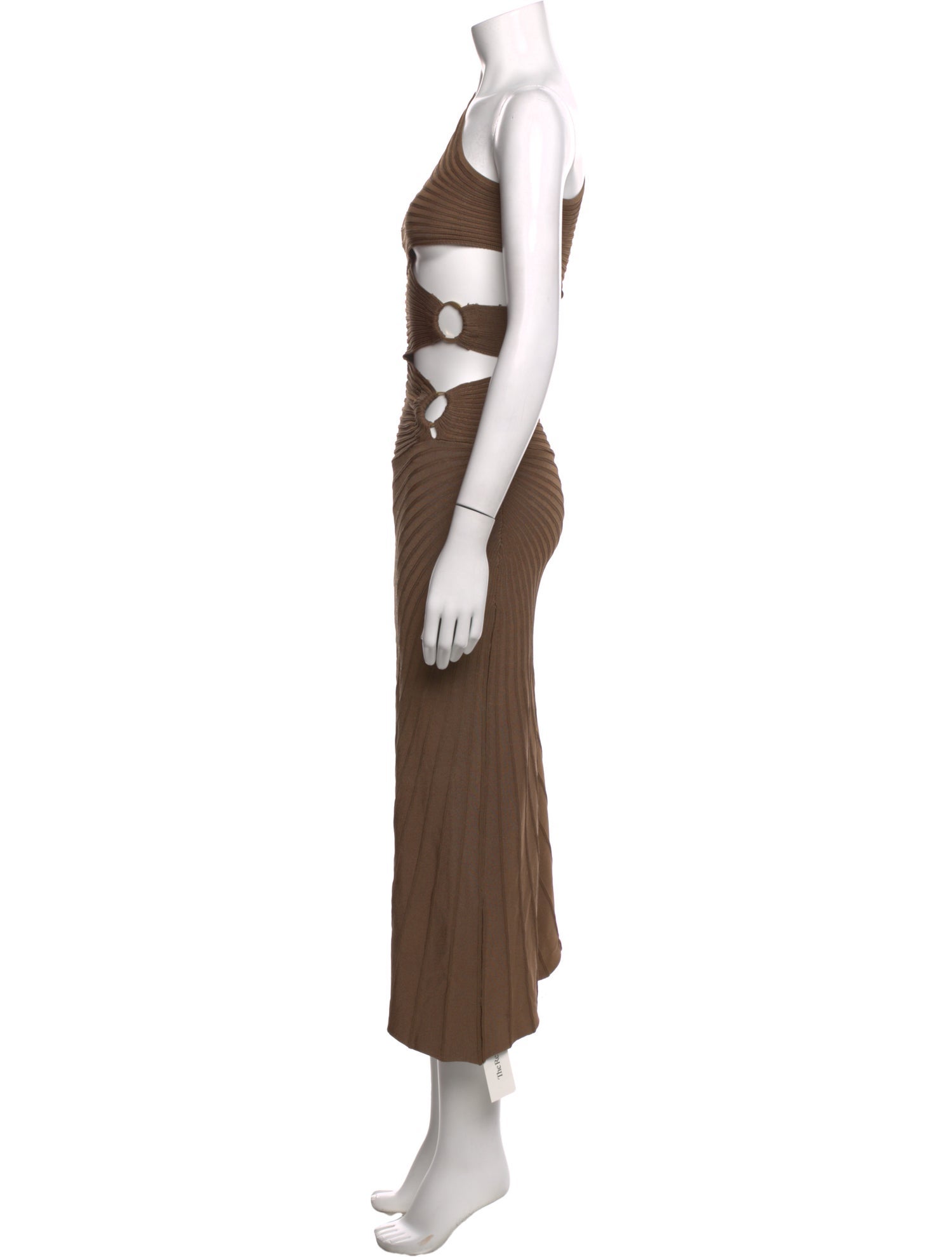 Cult Gaia One-Shoulder Midi Length Dress