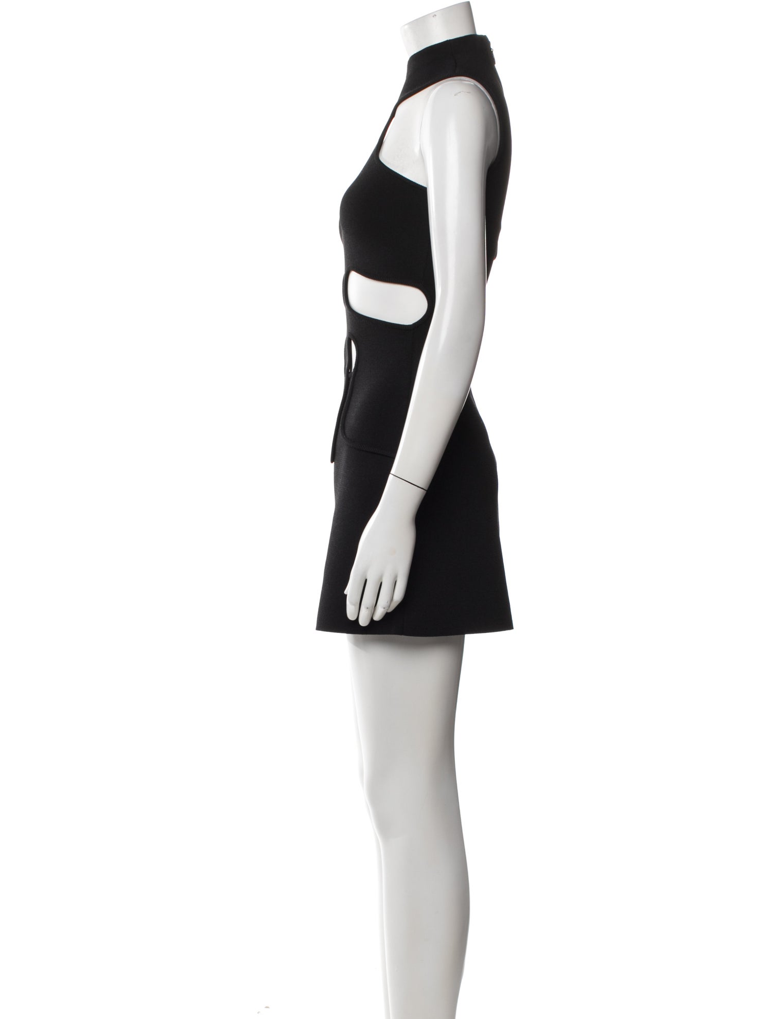 Cult Gaia Mock Neck Mini Dress