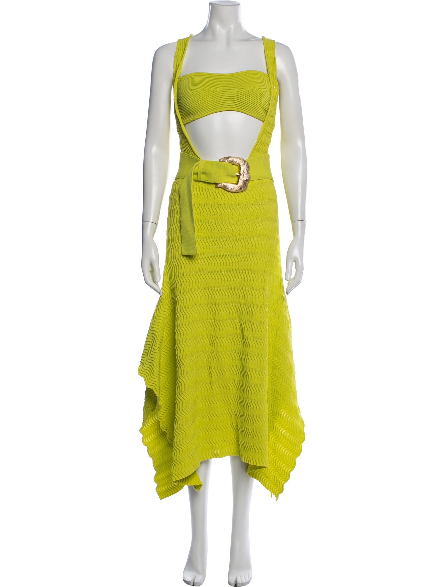 Cult Gaia Strapless Midi Length Dress