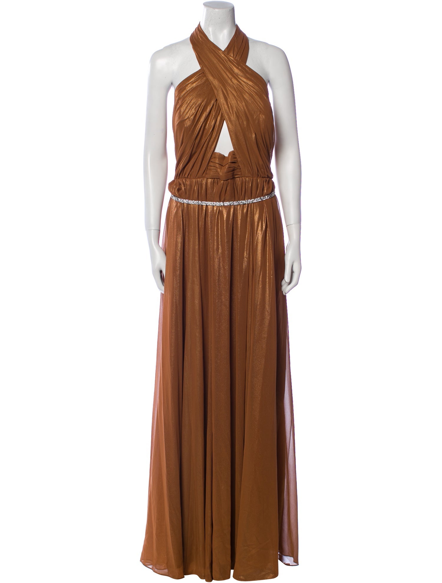 Galina Signature Halterneck Long Dress